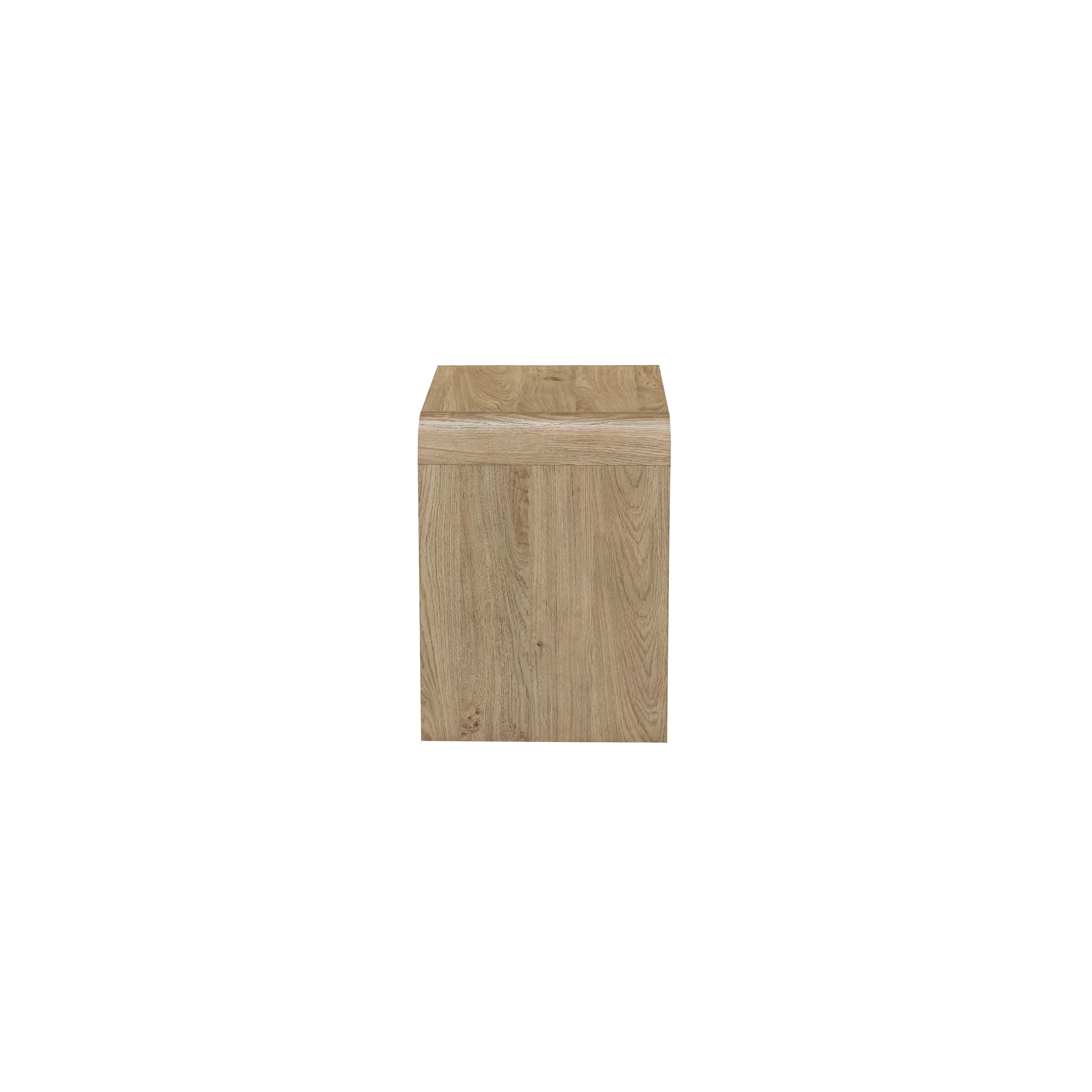 Mara One Drawer End Table / Bedside Table-Natural - Image 4
