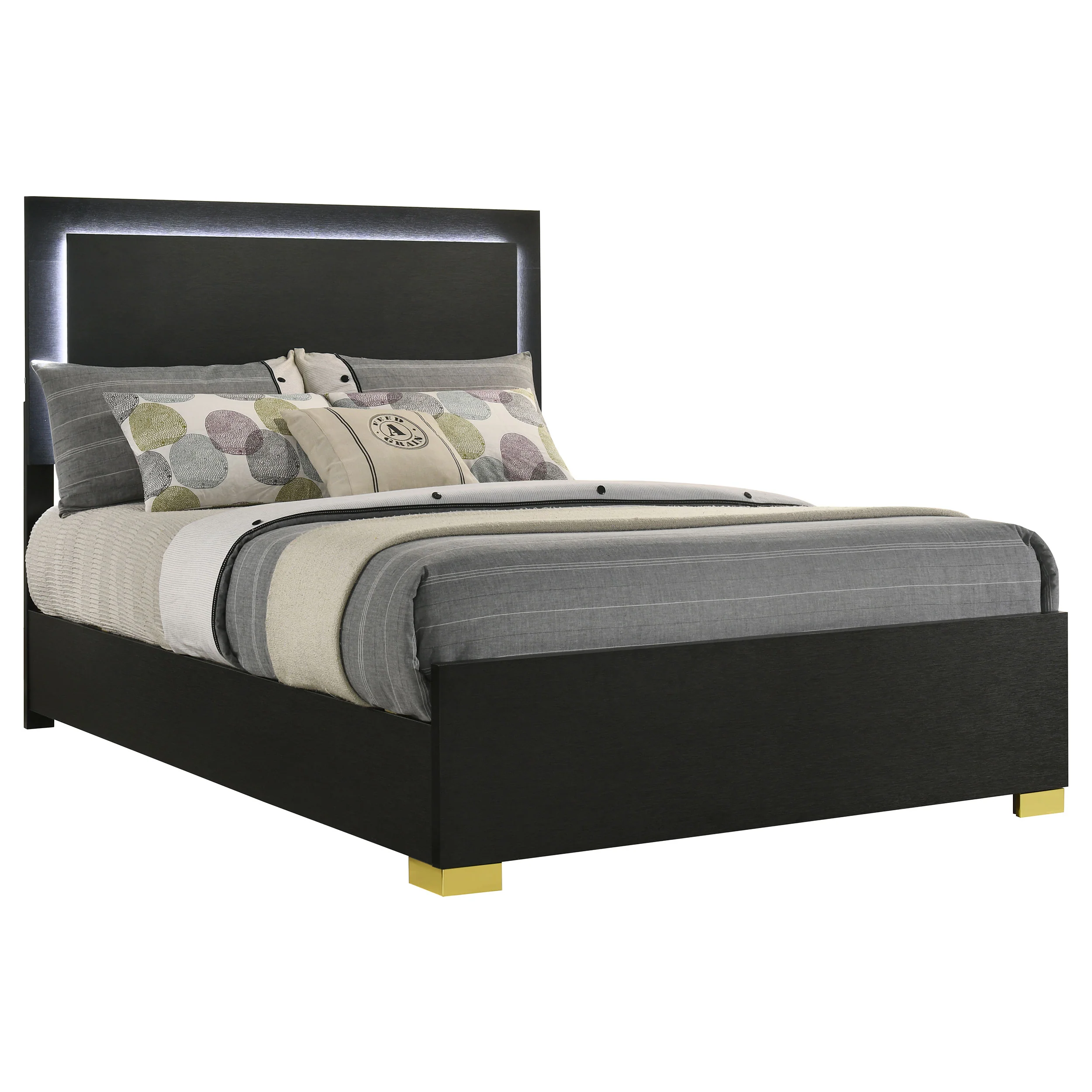 Marceline Panel Bed with LED Lighting - Image 19