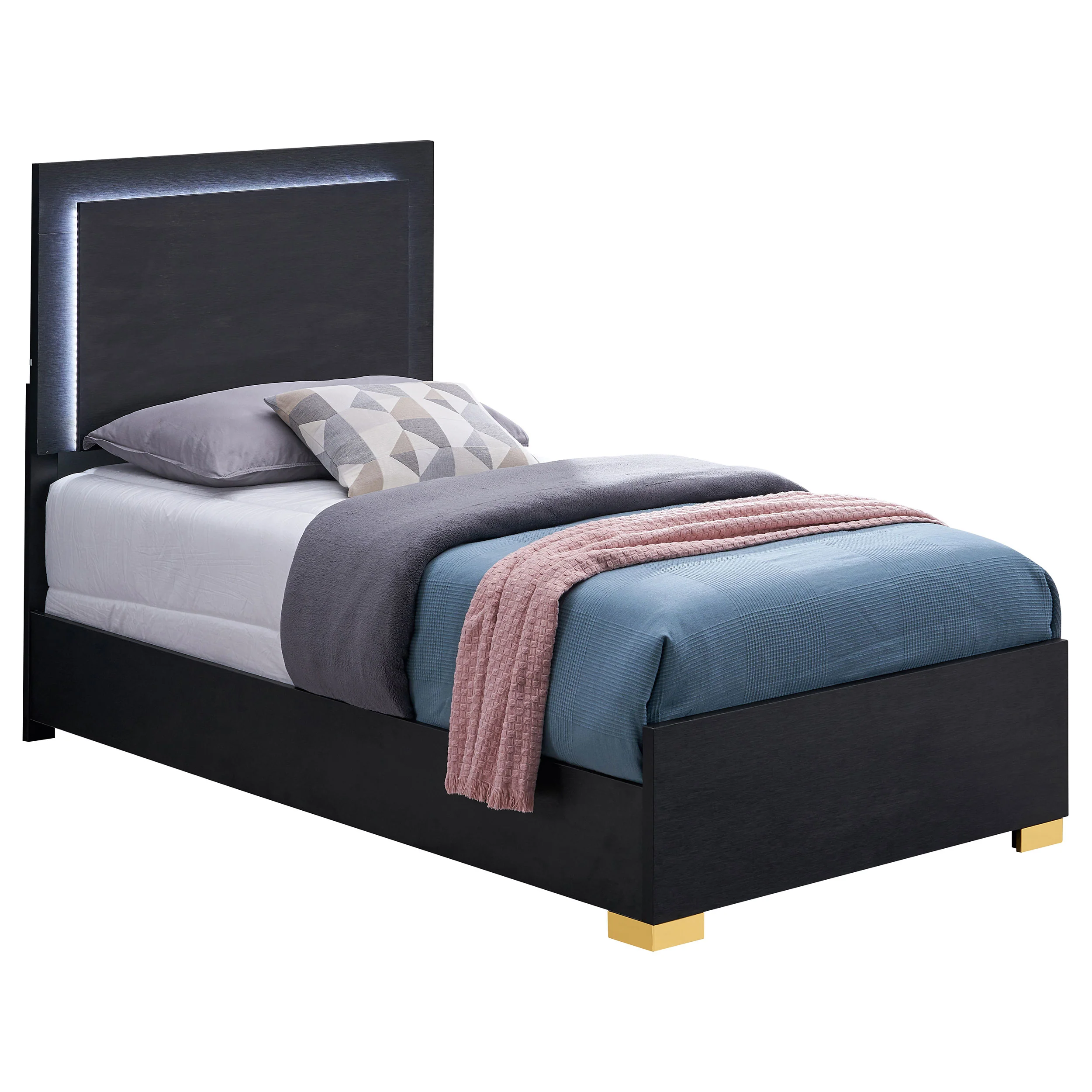 Marceline Panel Bed with LED Lighting - Image 27