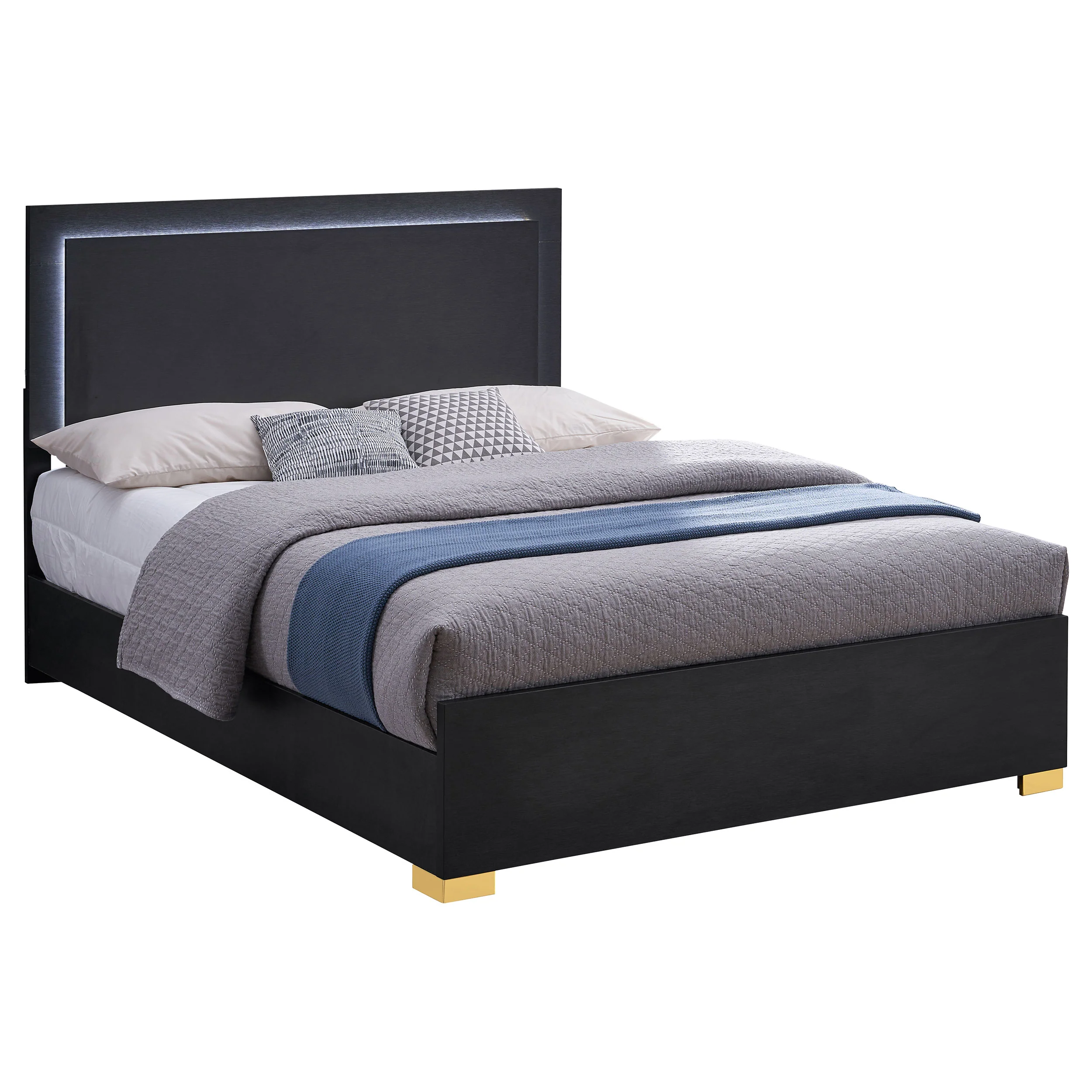 Marceline Panel Bed with LED Lighting - Image 3