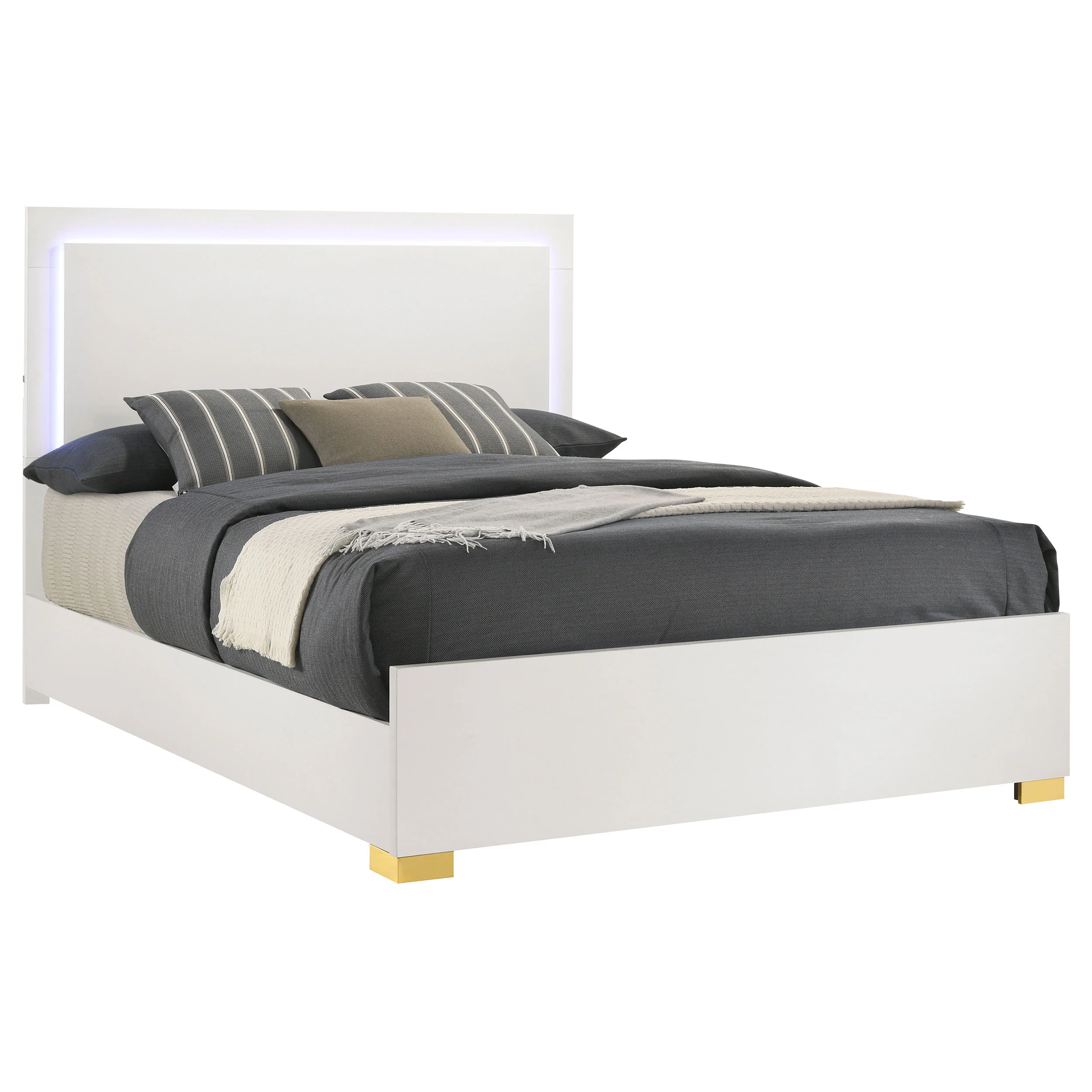 Marceline Panel Bed with LED Lighting - Image 35