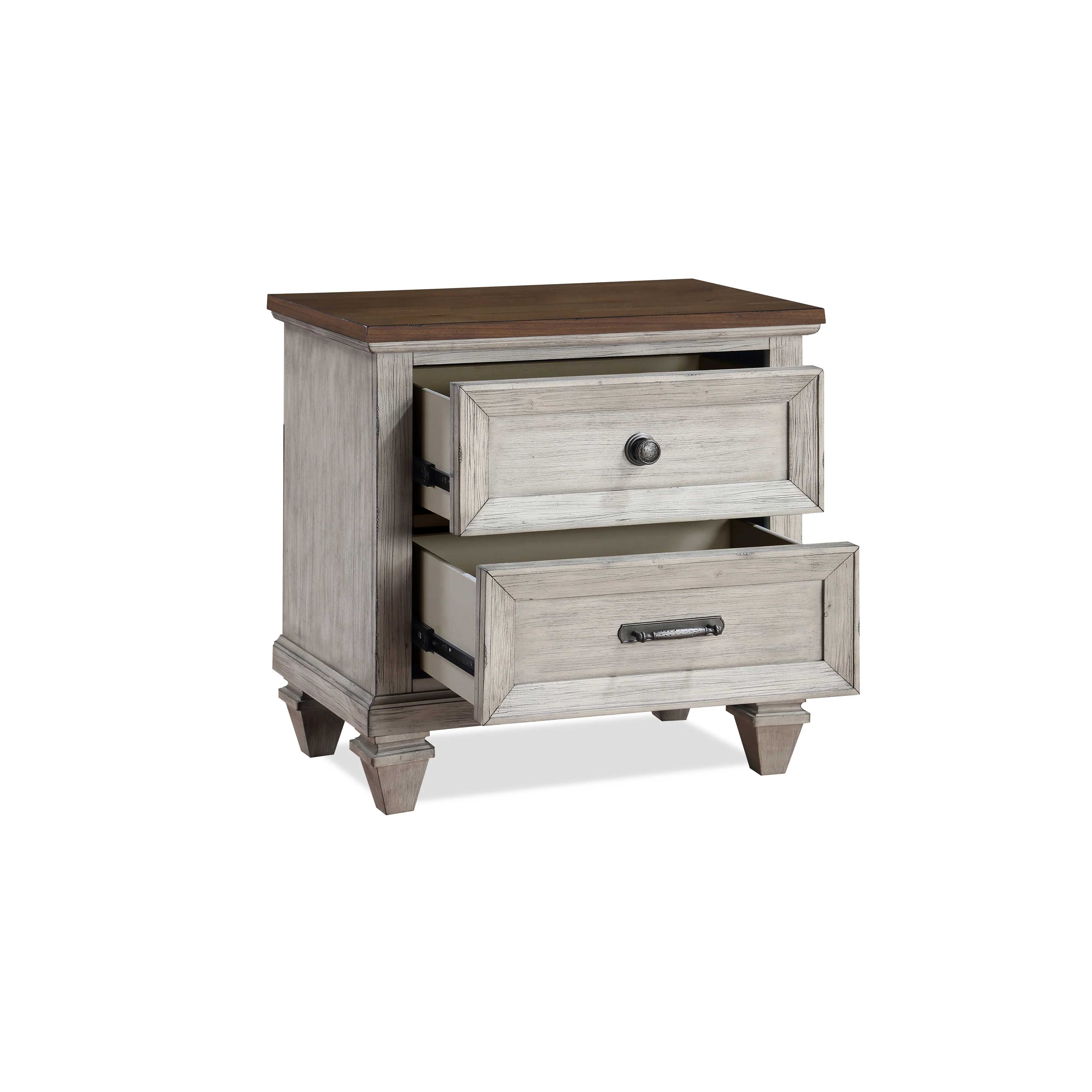 Mariana Nightstand W/Usb-Vintage Creme - Image 4