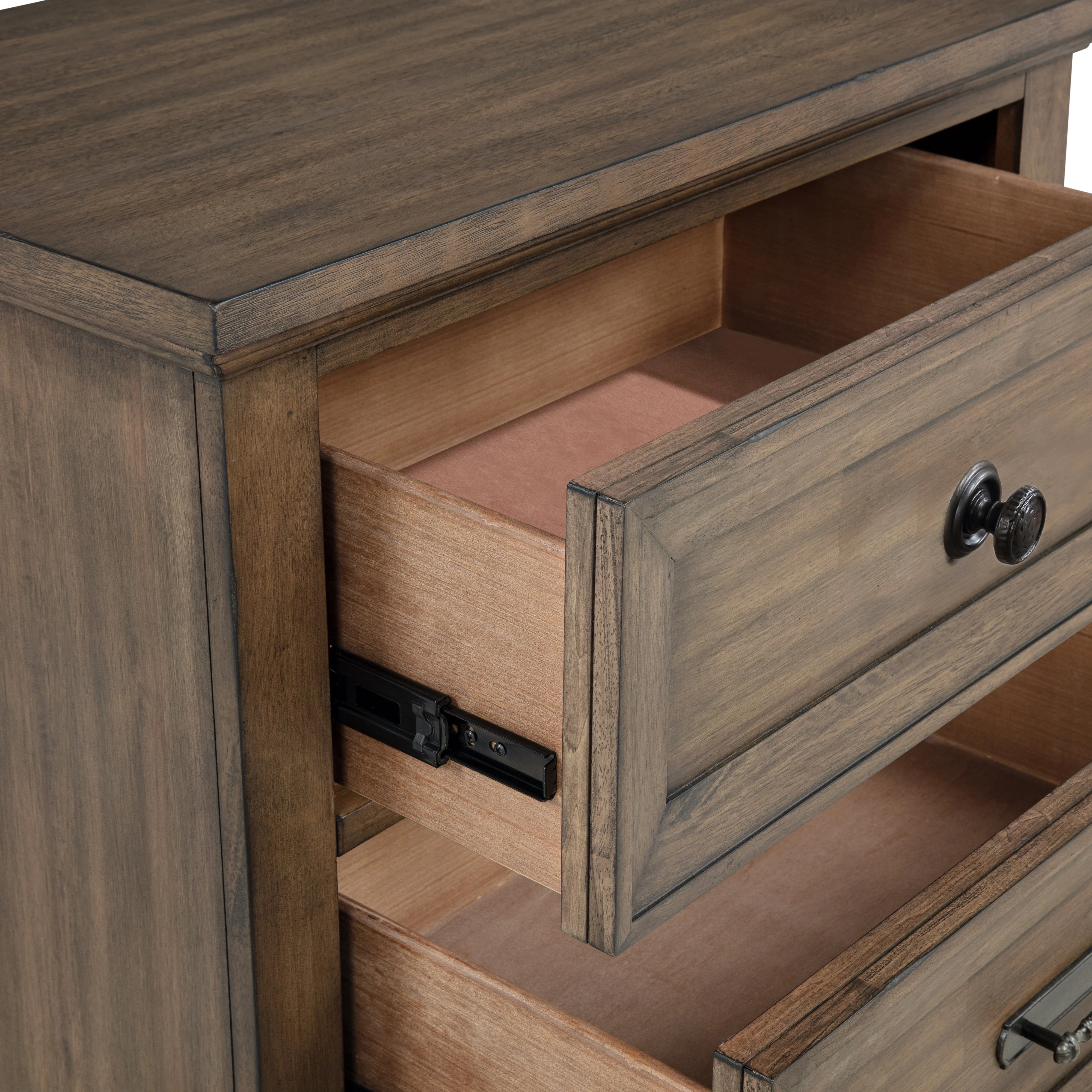 Mariana Nightstand W/Usb-Vintage Mocha - Image 5