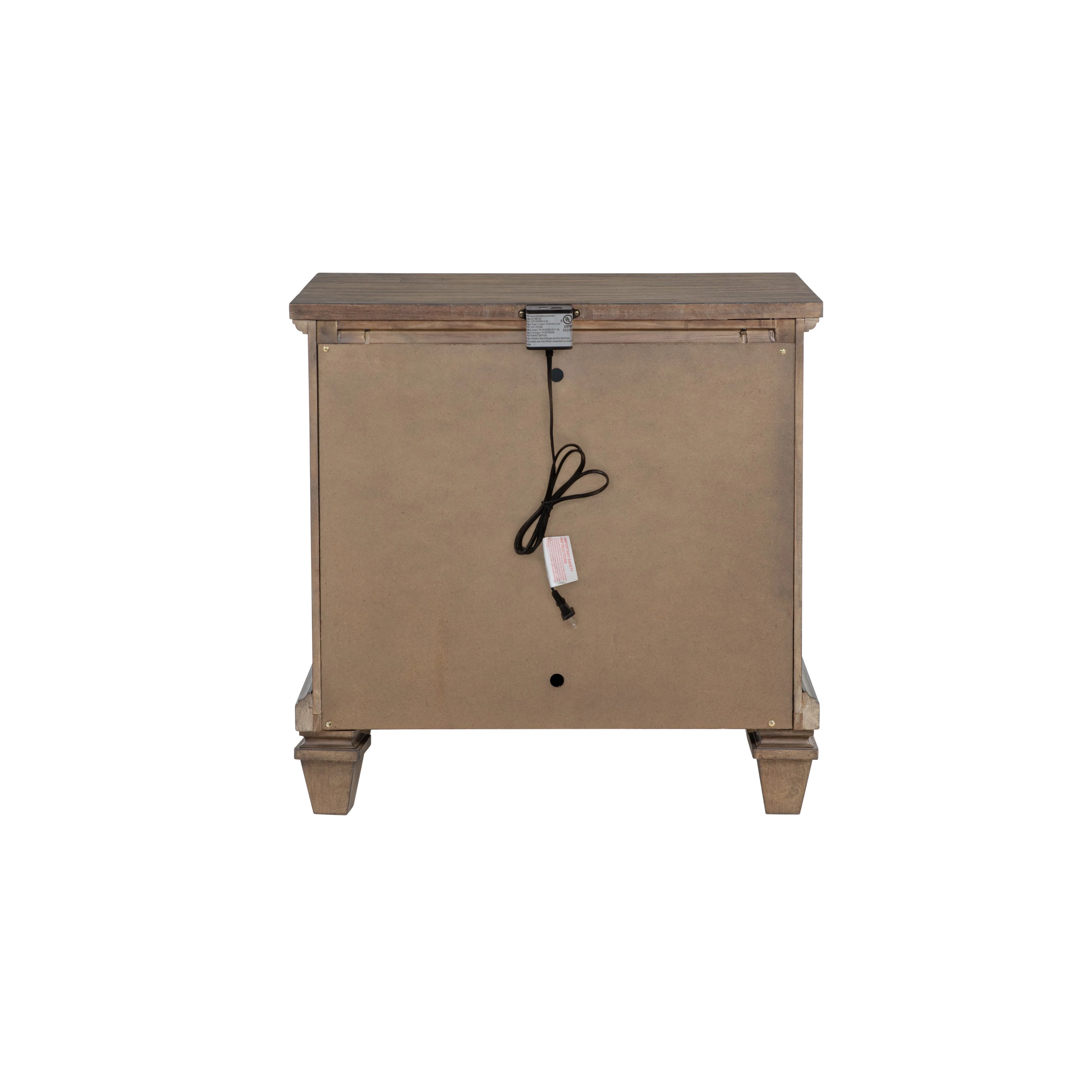 Mariana Nightstand W/Usb-Vintage Mocha - Image 7