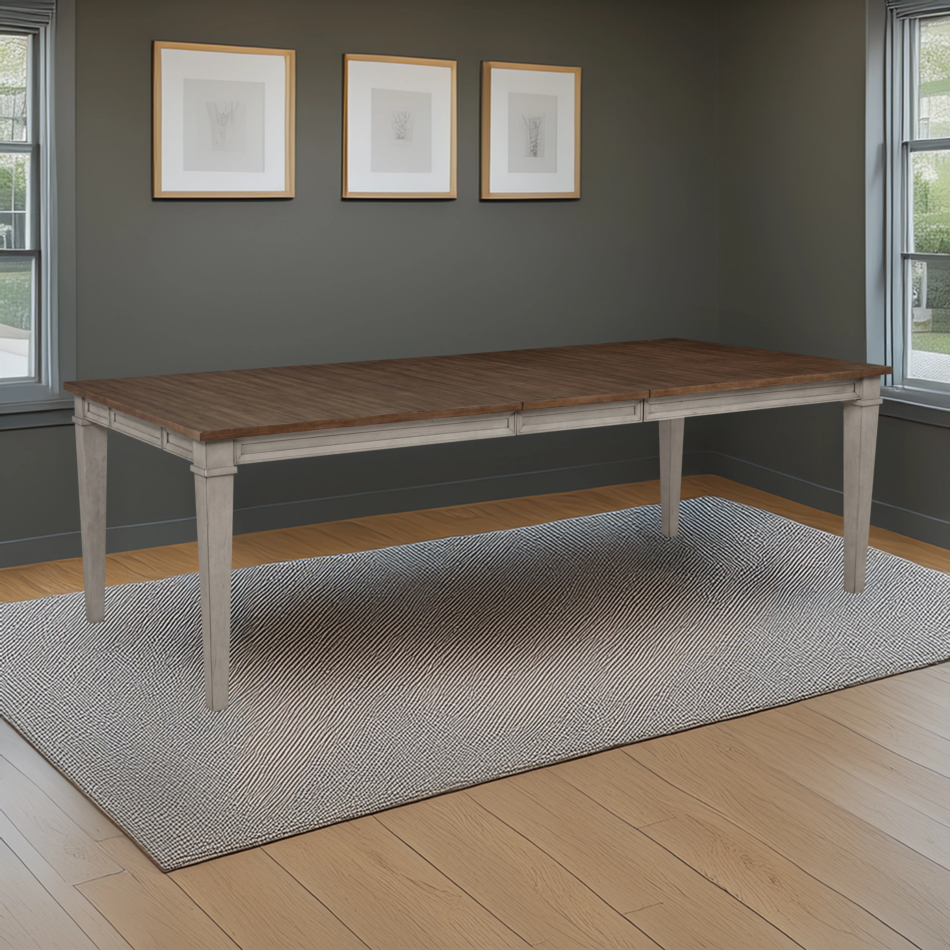 Mariana Rectangle Dining Table-Vintage Creme - Image 8