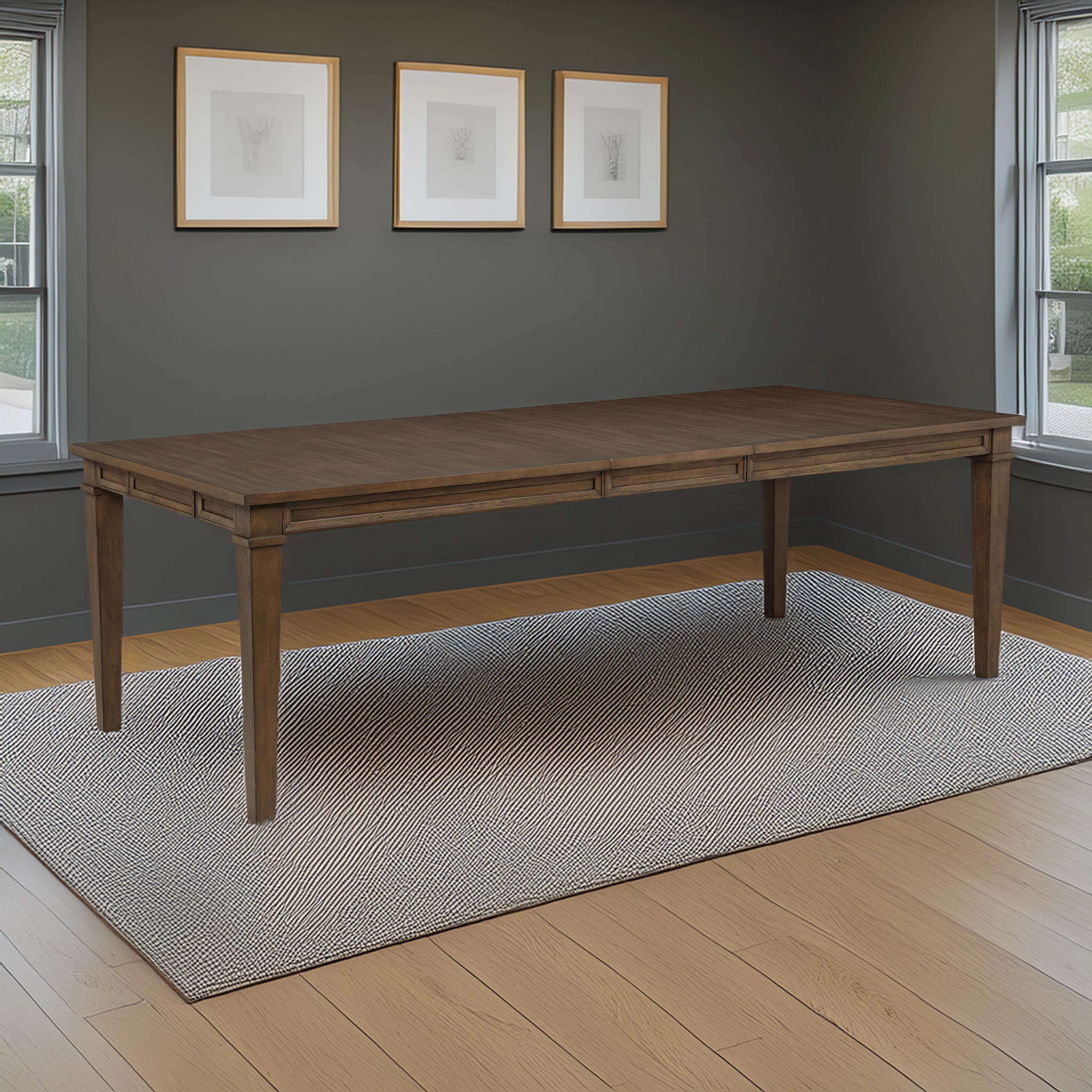 Mariana Rectangle Dining Table-Vintage Mocha - Image 8