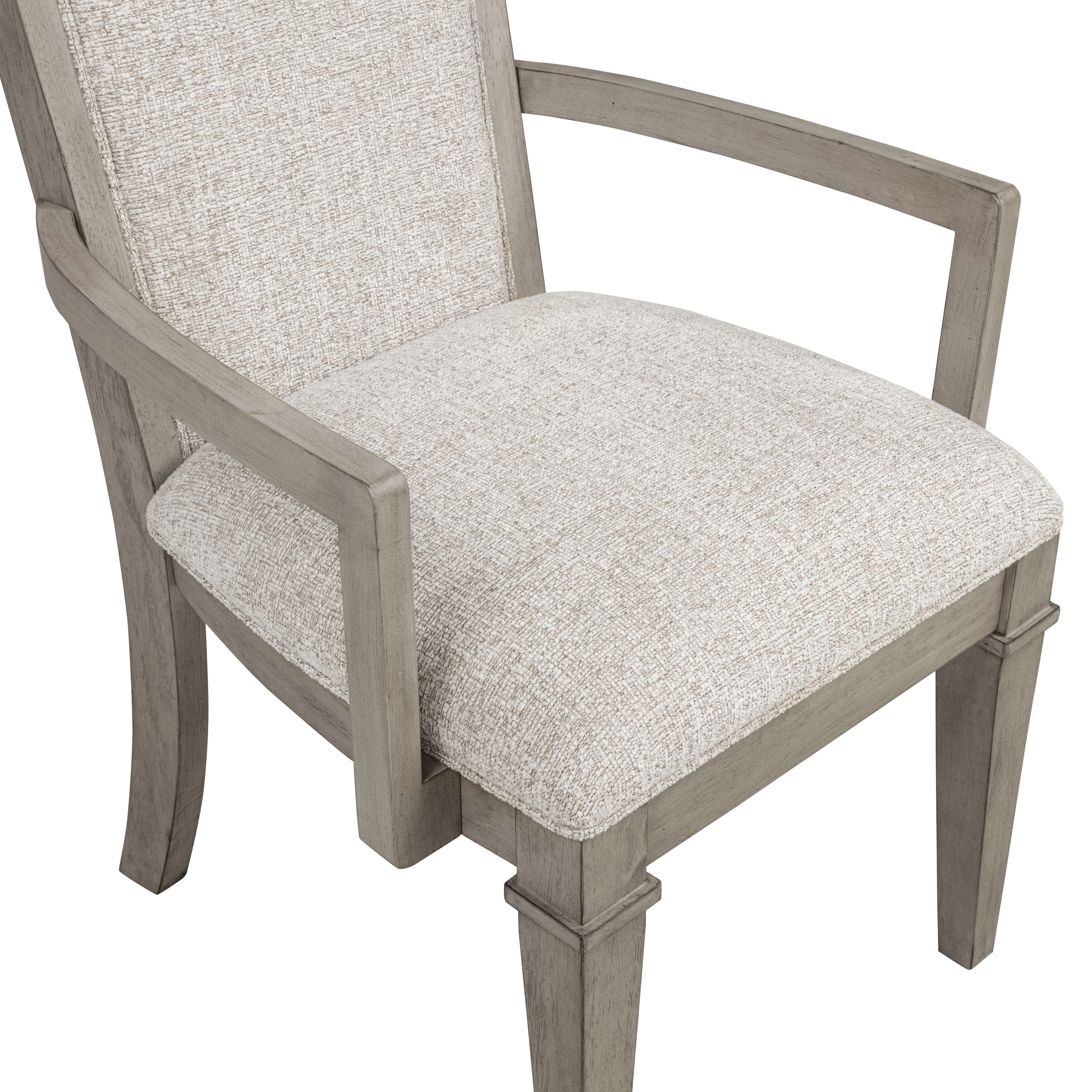Mariana Upholstered Arm Chair (2 Per Carton)-Vintage Creme - Image 5