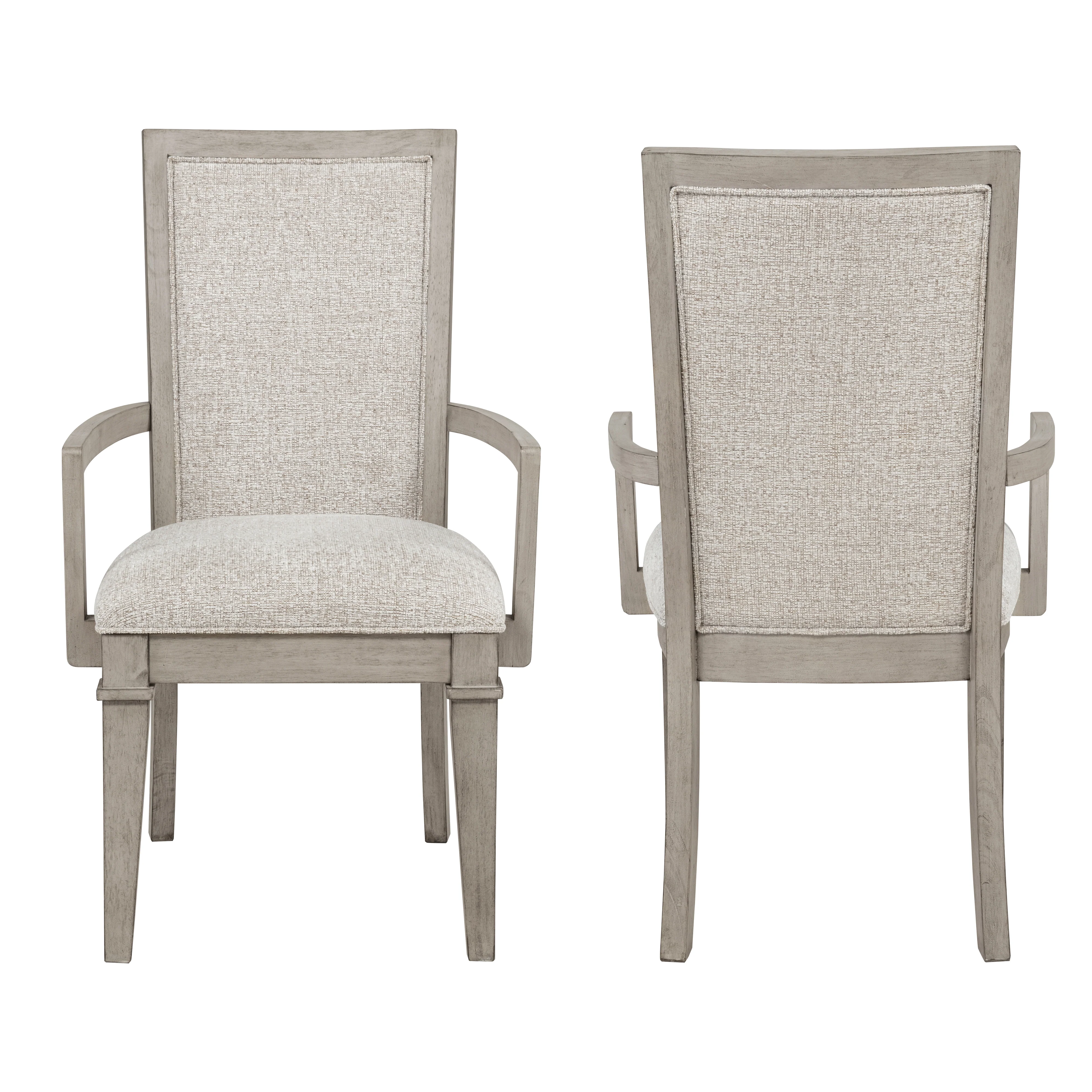 Mariana Upholstered Arm Chair (2 Per Carton)-Vintage Creme - Image 6