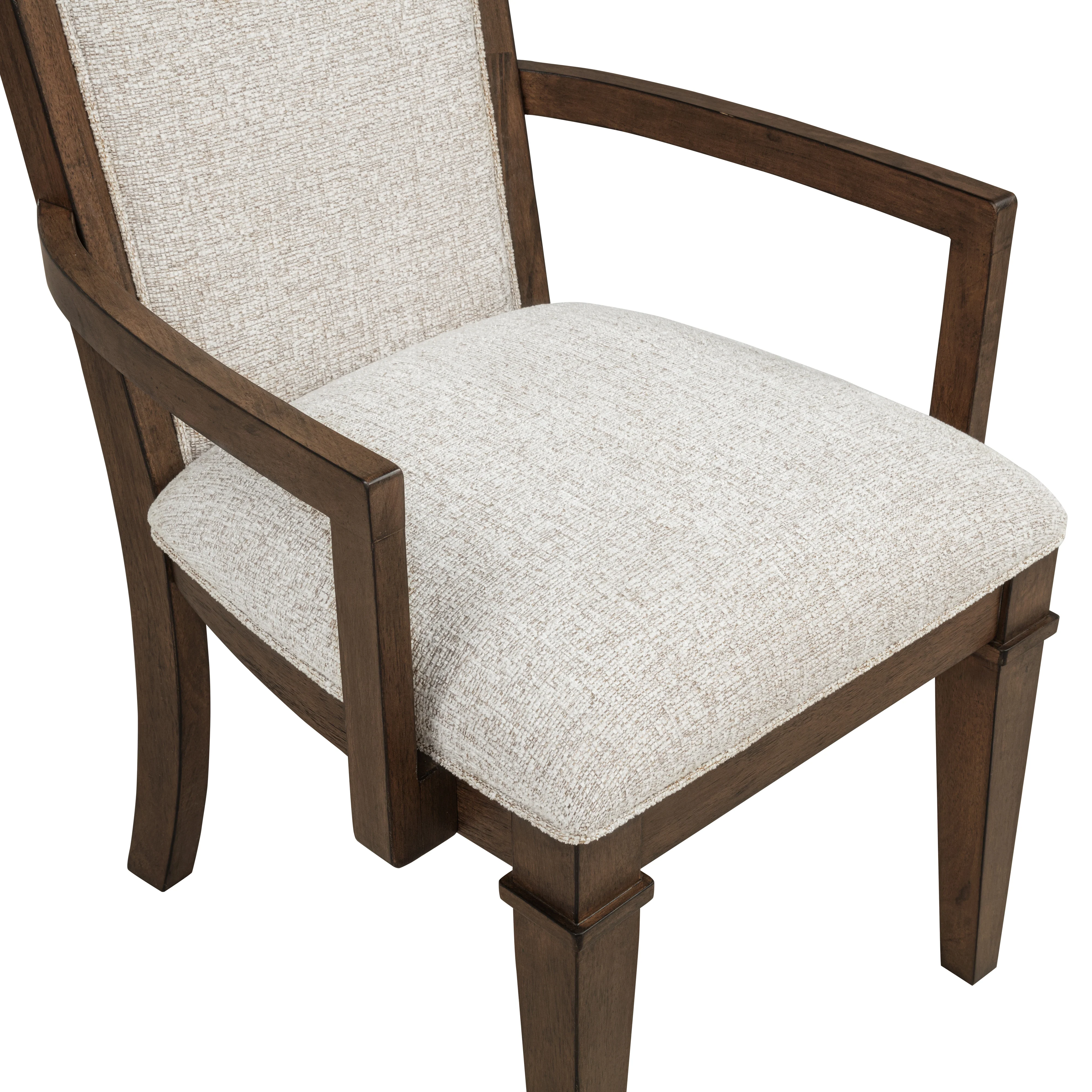 Mariana Upholstered Arm Chair (2 Per Carton)-Vintage Mocha - Image 5