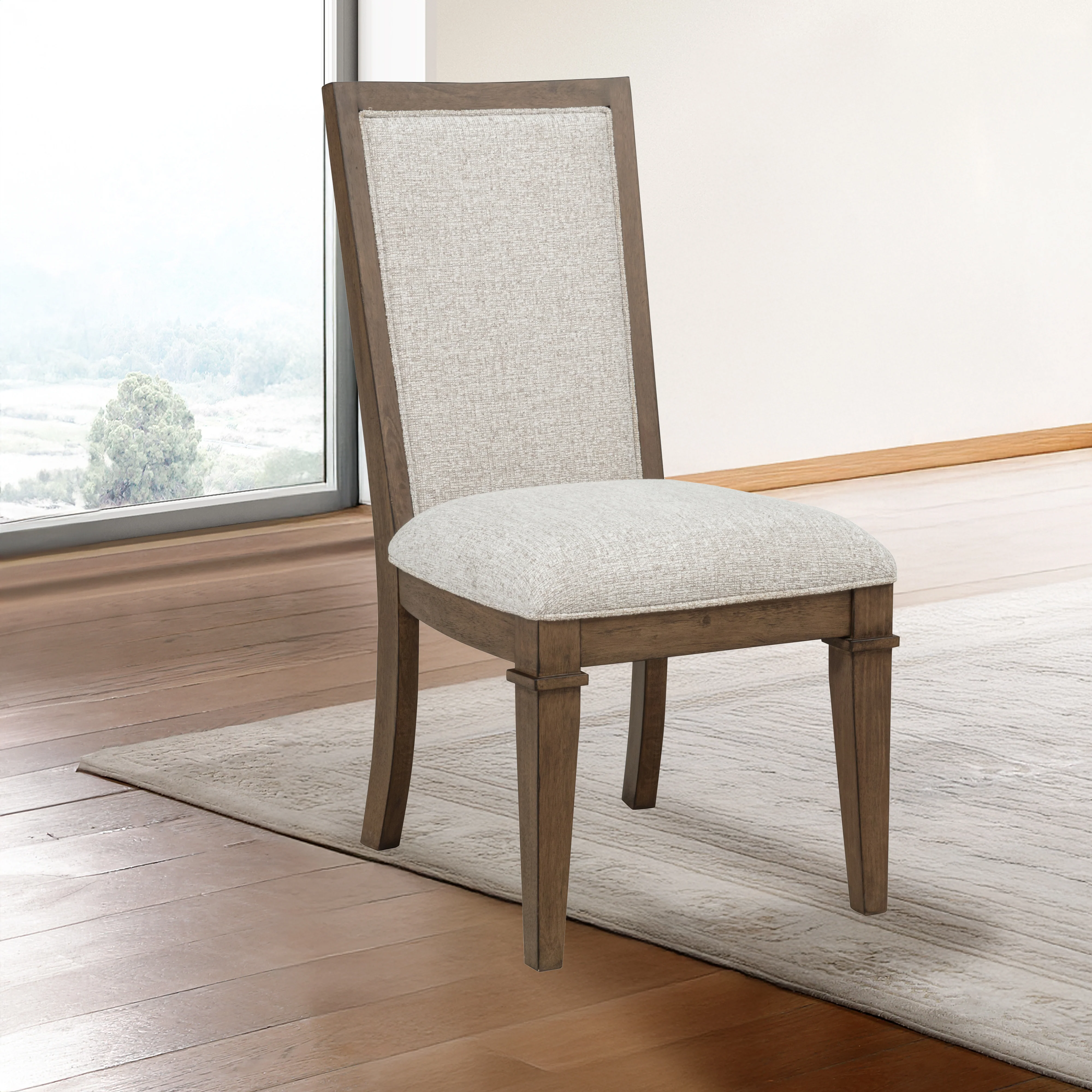 Mariana Upholstered Side Chair (2 Per Carton)-Vintage Mocha - Image 7