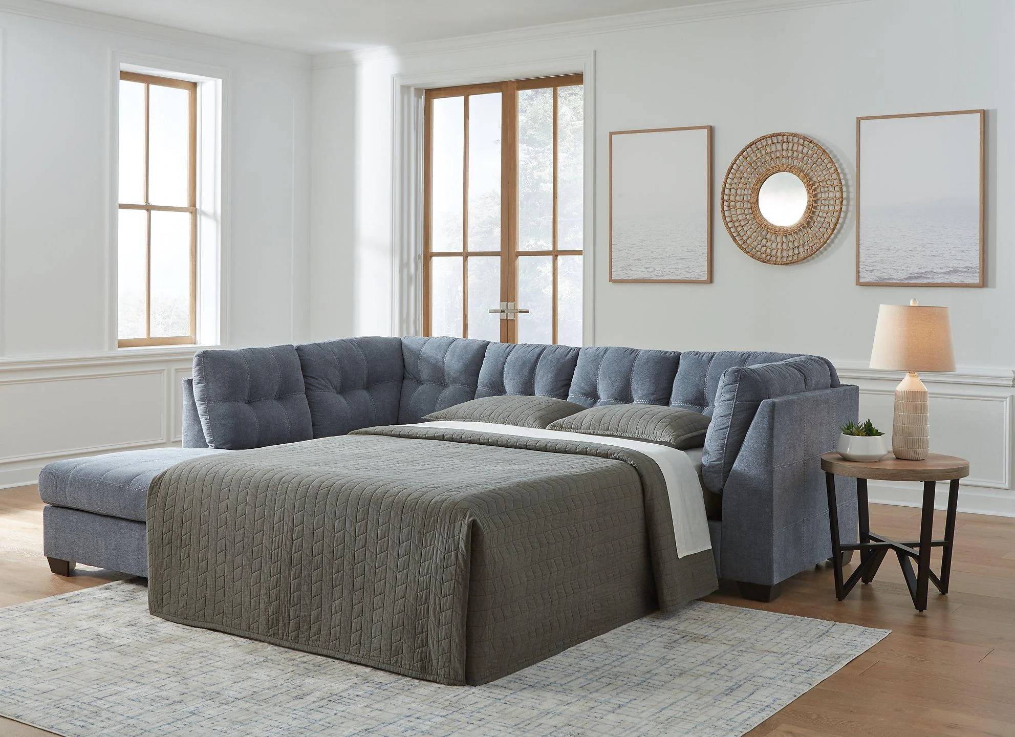 Marleton 2-Piece Sleeper Sectional with Chaise - Image 2