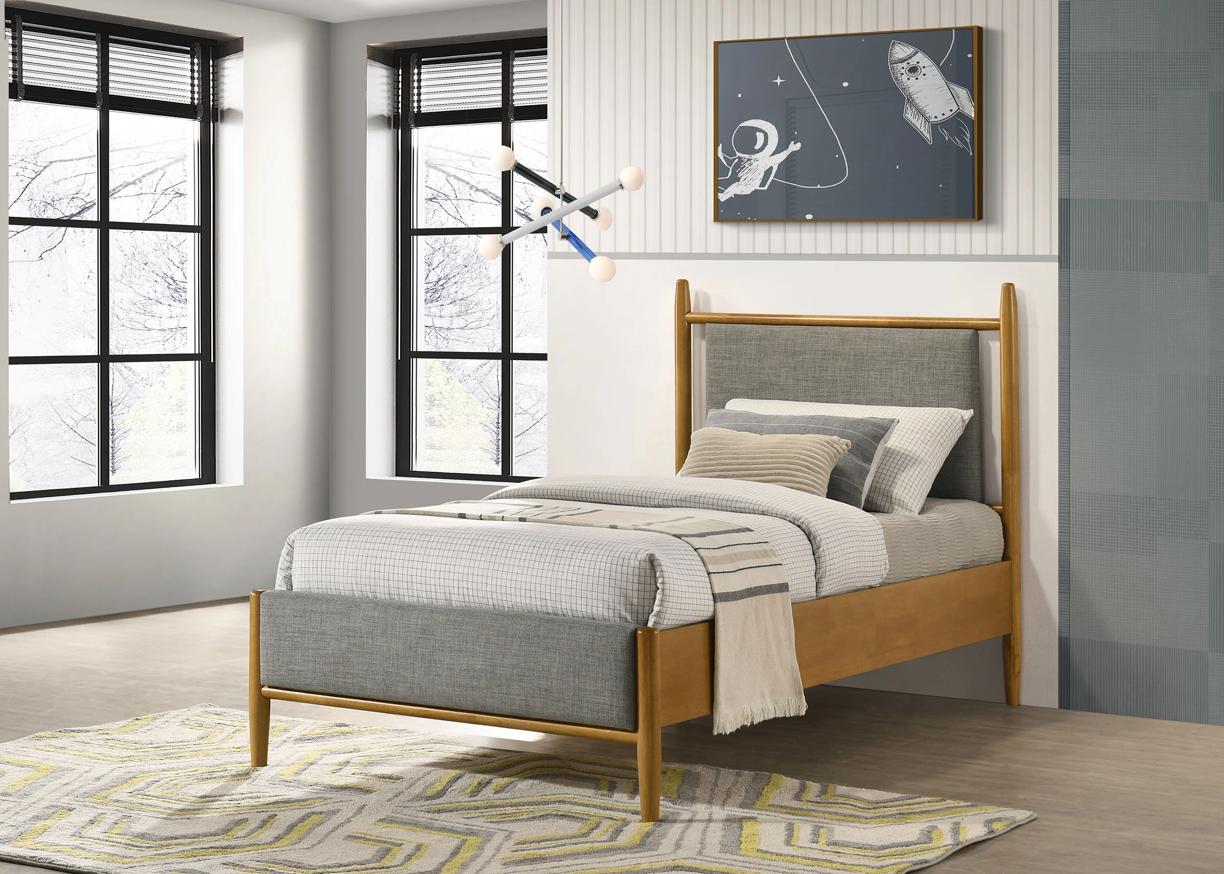 Mason Panel Platform Bed - Image 32