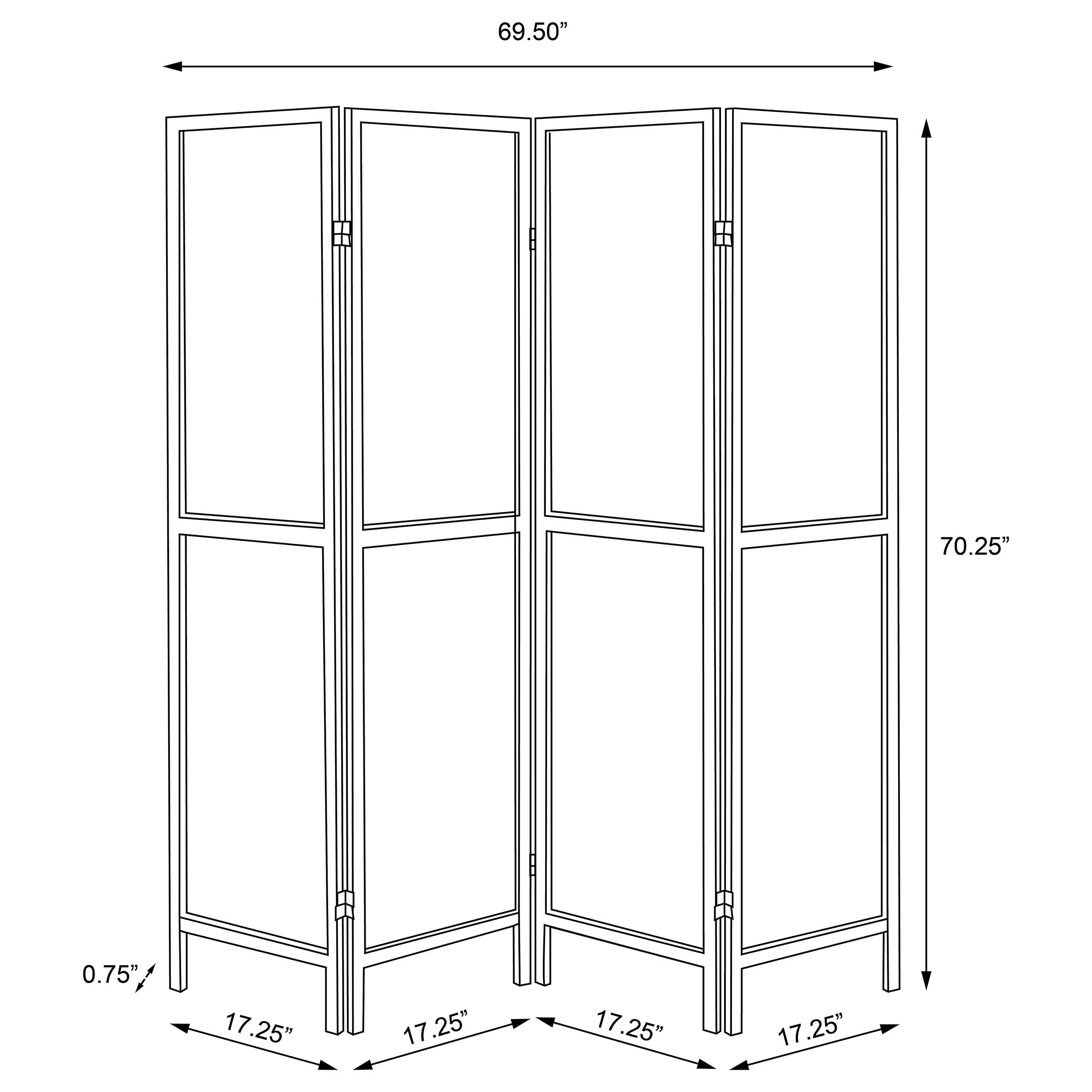 Mattison Four-Panel Room Divider - Image 6
