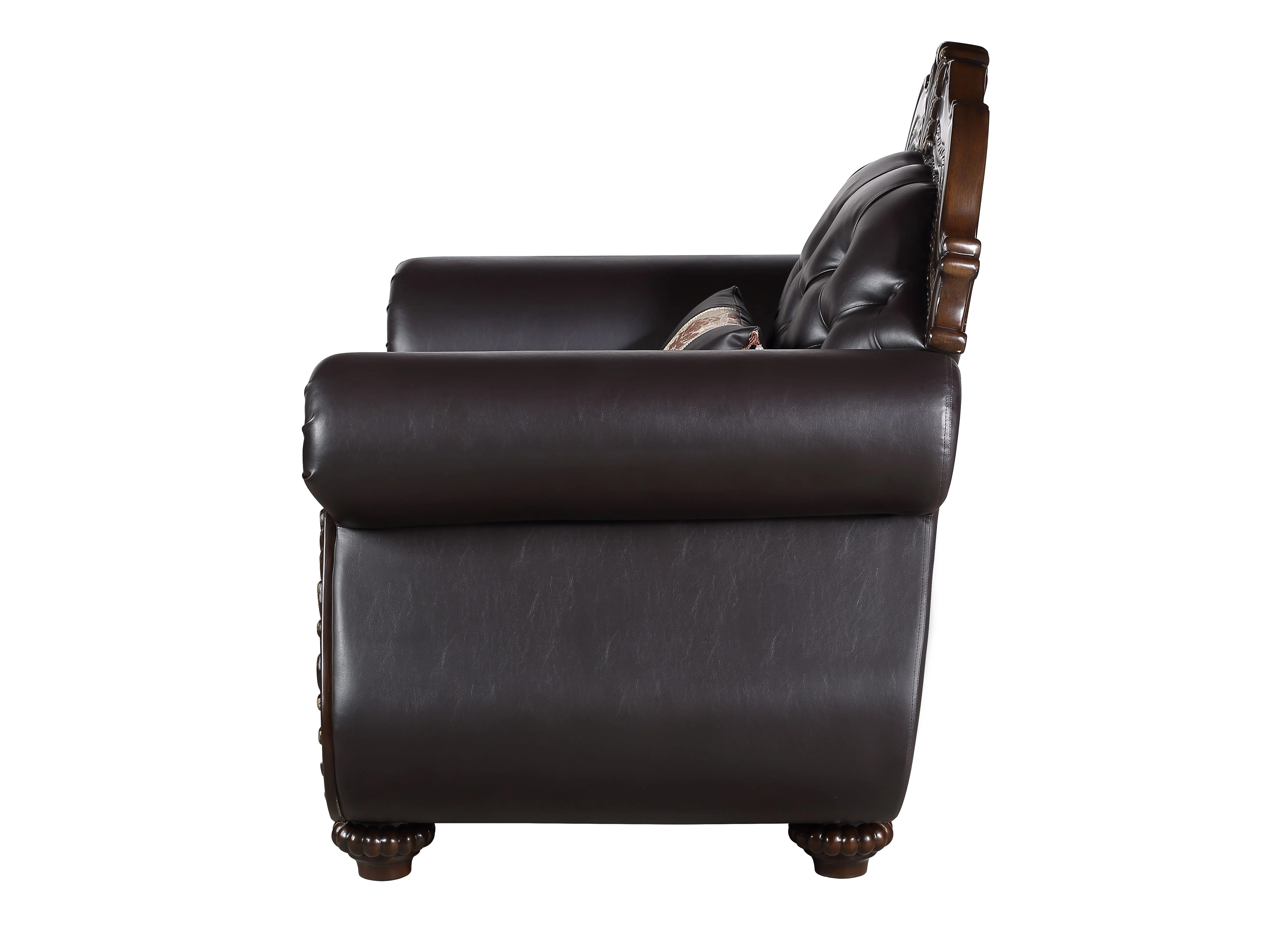 Maximus Chair Seat Cushion & Frame, Arms, And Throw Pillow - Image 3