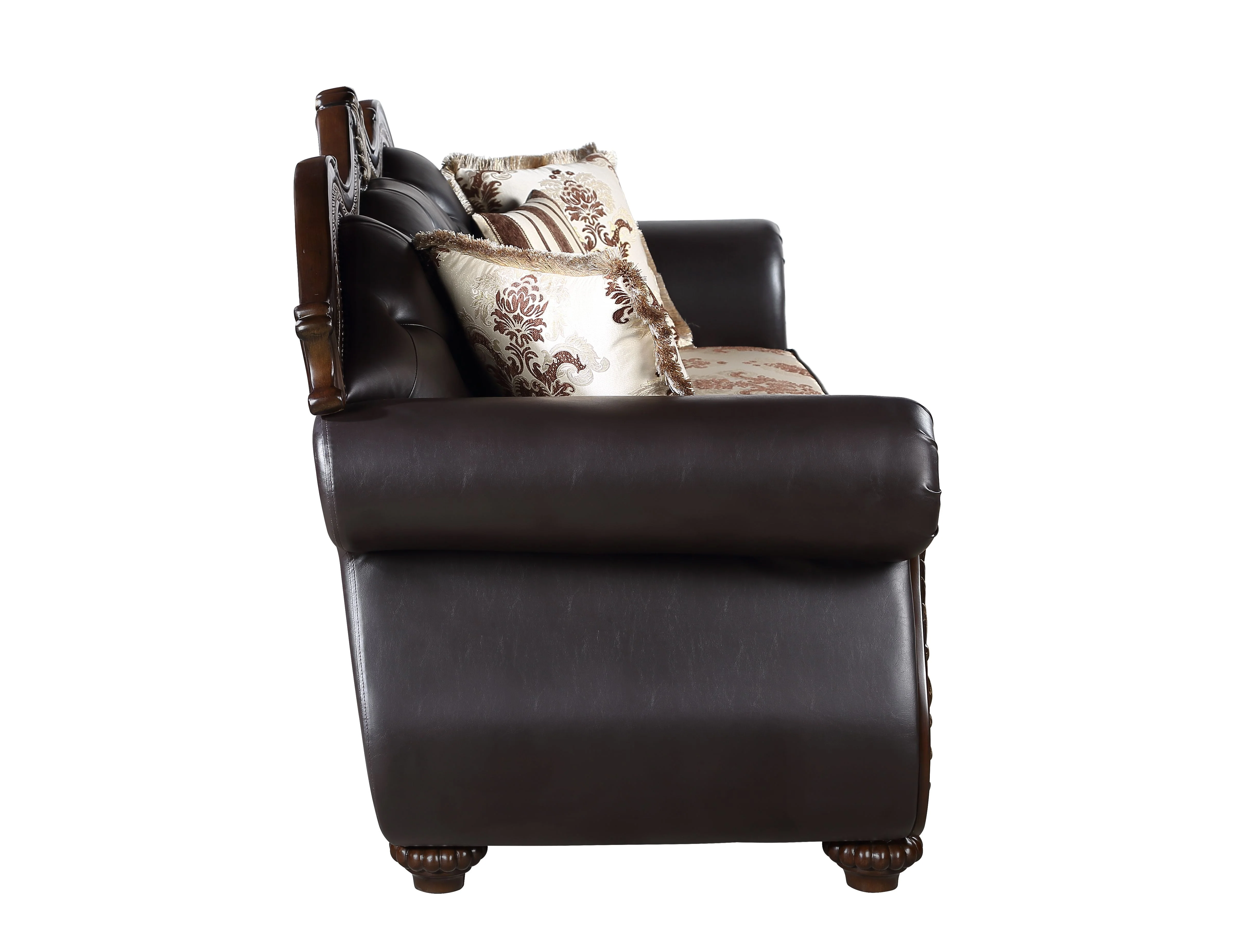 Maximus Sofa Frame, Seat Cushions, Arms, Legs & 5 Pillows - Image 3