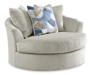 Maxon Place Oversized Swivel Accent Chair - Image 3