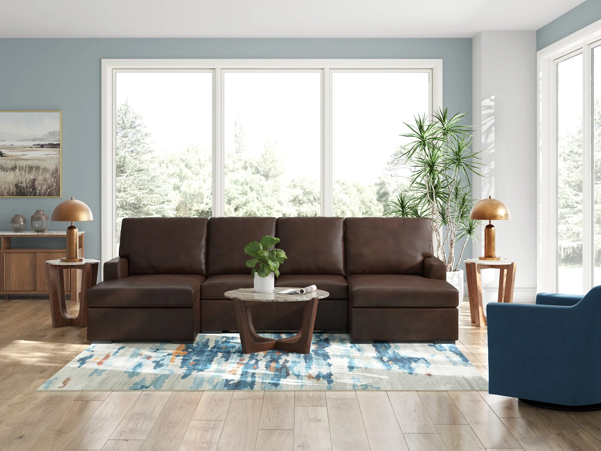 McDowlan Sectional with Double Chaise - Image 3