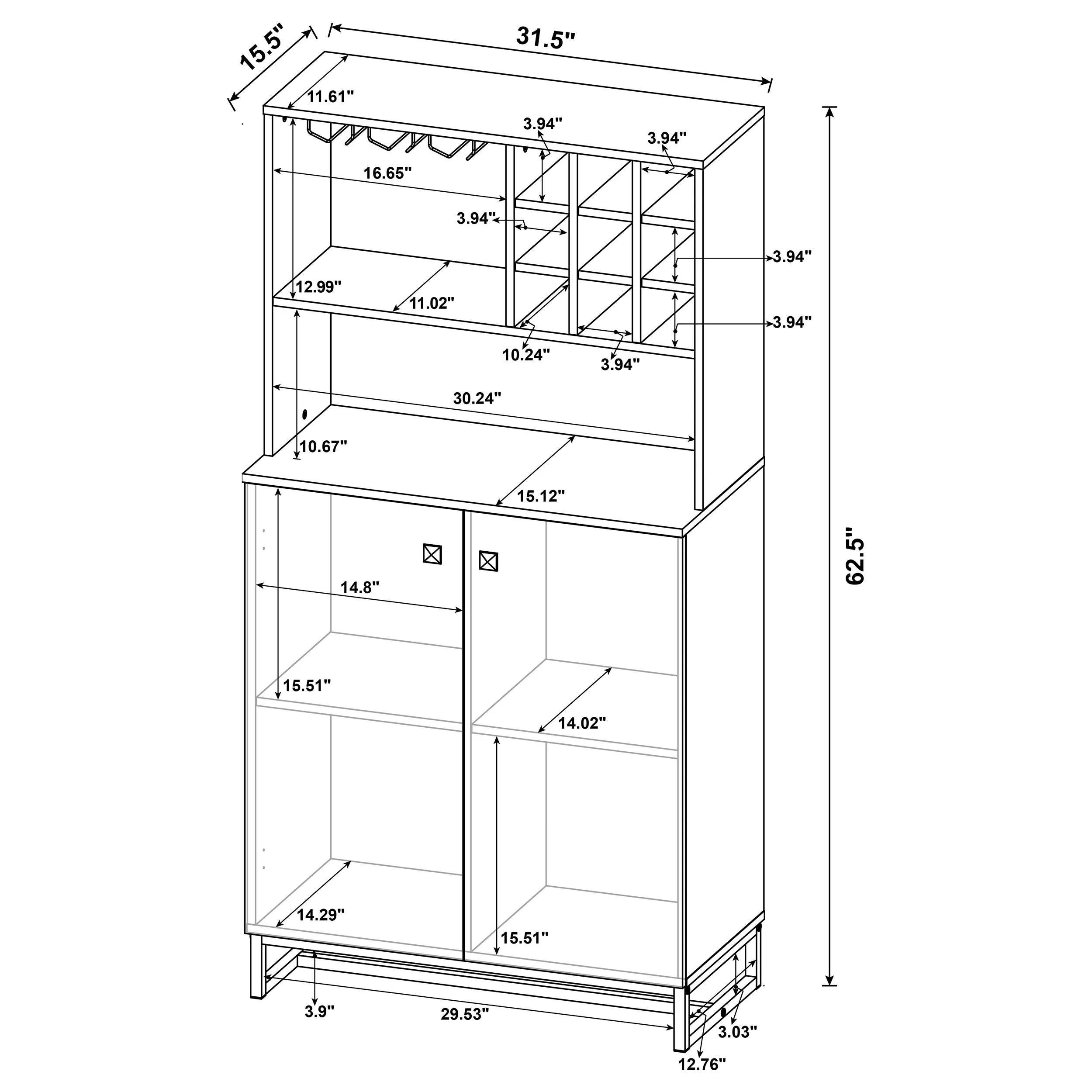 Mendoza Bar Cabinet - Image 13