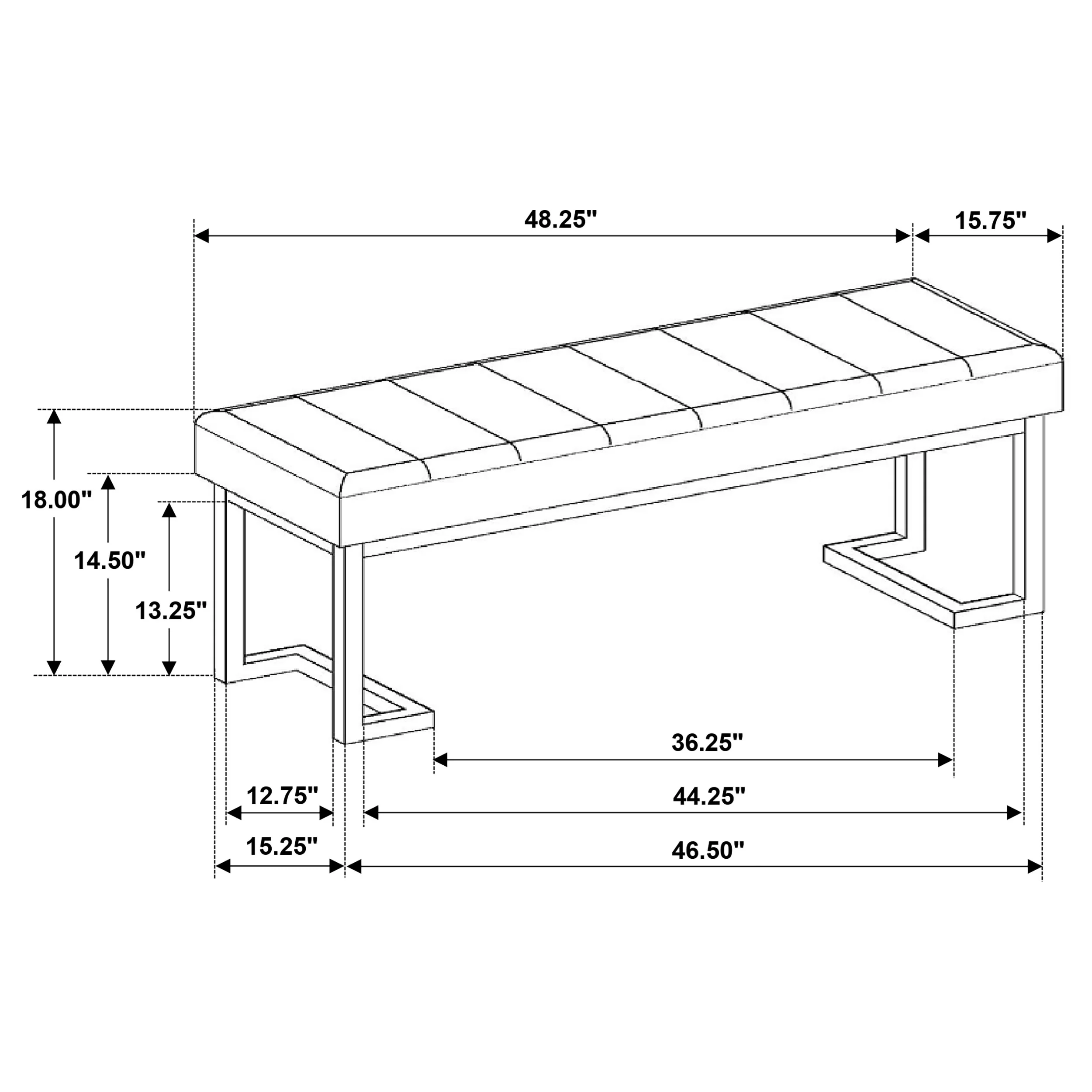 Mesa Accent Bench - Image 8