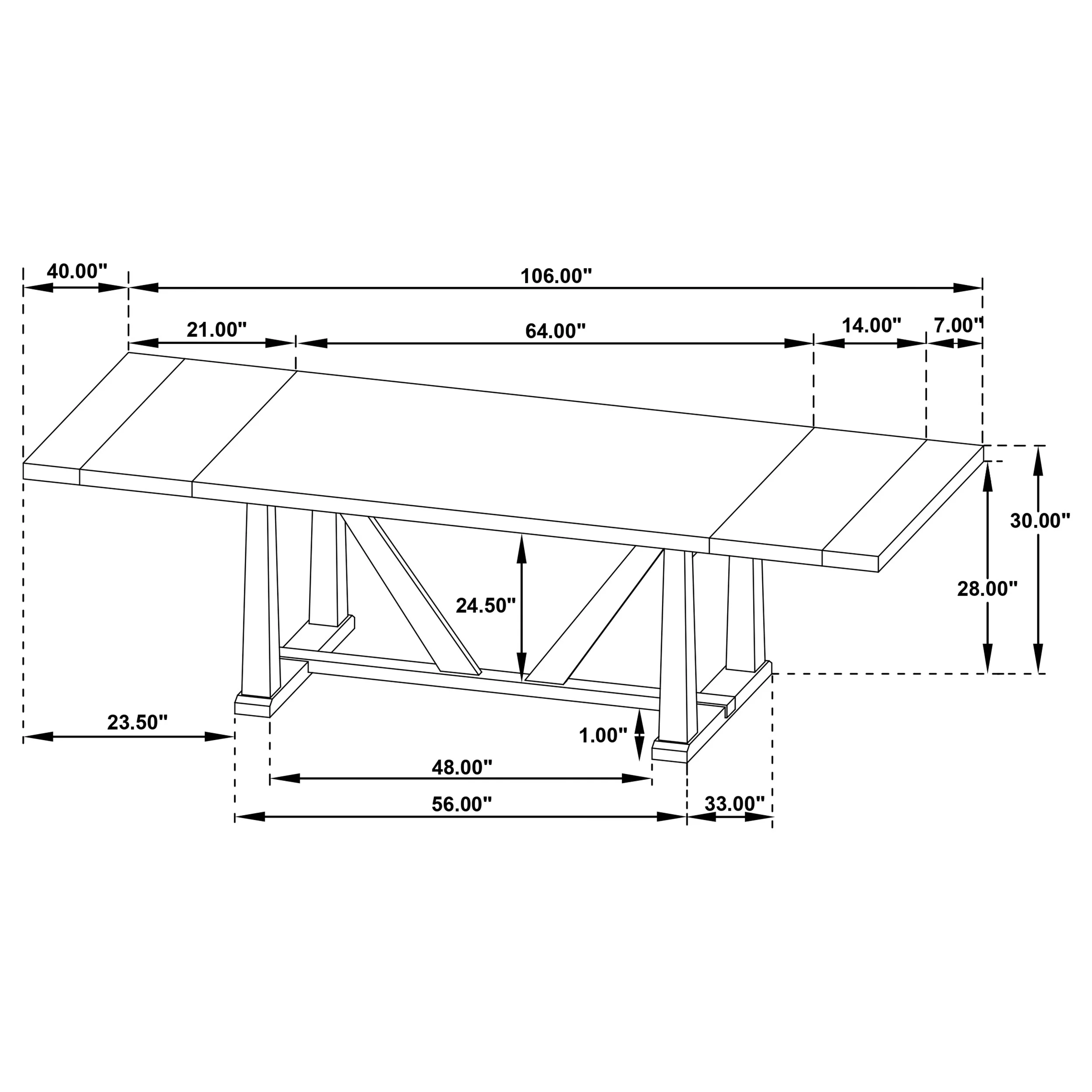 Middleton Extension Dining Table - Image 25