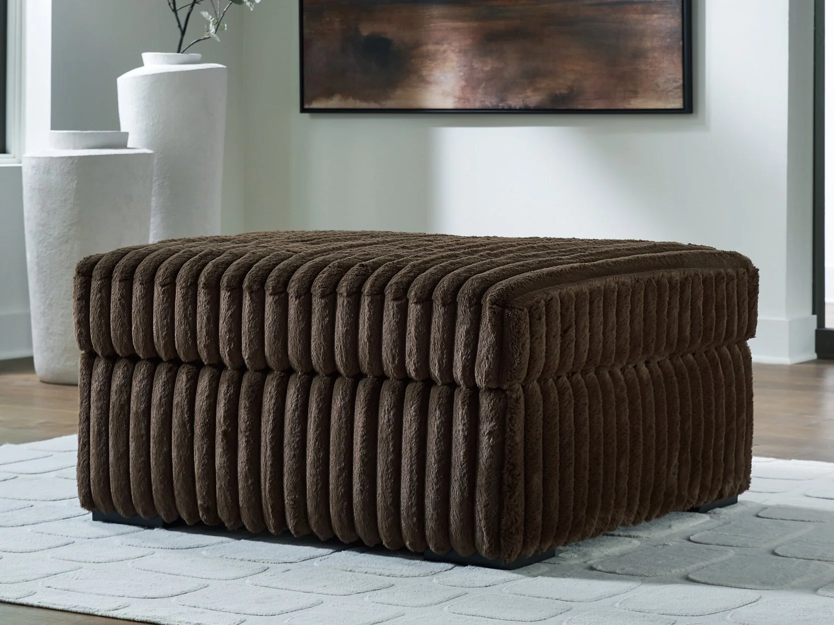 Midnight-Madness Oversized Accent Ottoman - Image 8