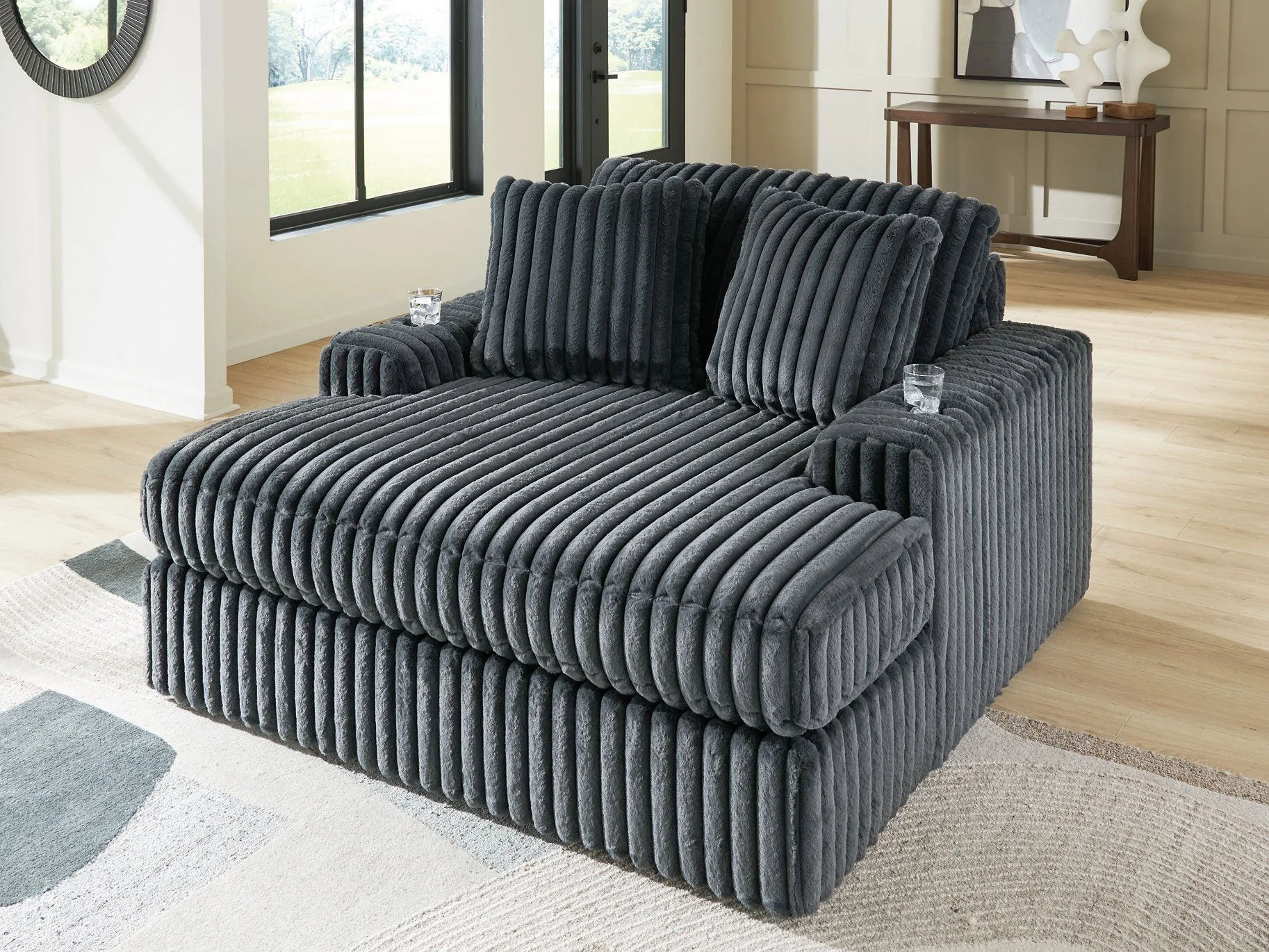 Midnight-Madness Oversized Chaise - Image 19