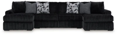 Midnight-Madness Sectional with Chaise - Image 4