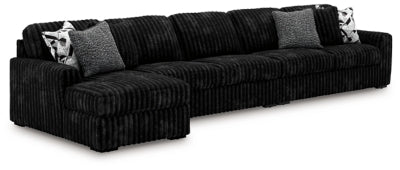Midnight-Madness Sectional with Chaise - Image 41