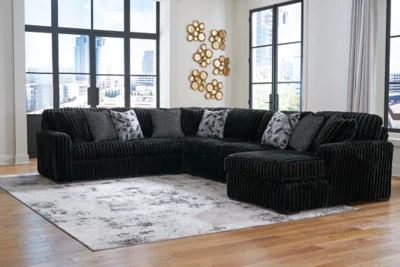 Midnight-Madness Sectional with Chaise - Image 66