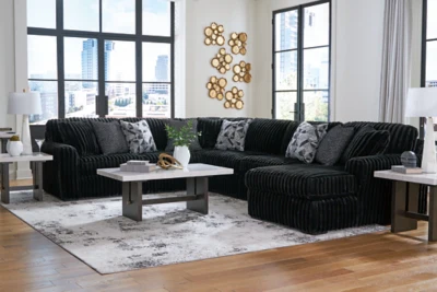 Midnight-Madness Sectional with Chaise - Image 69