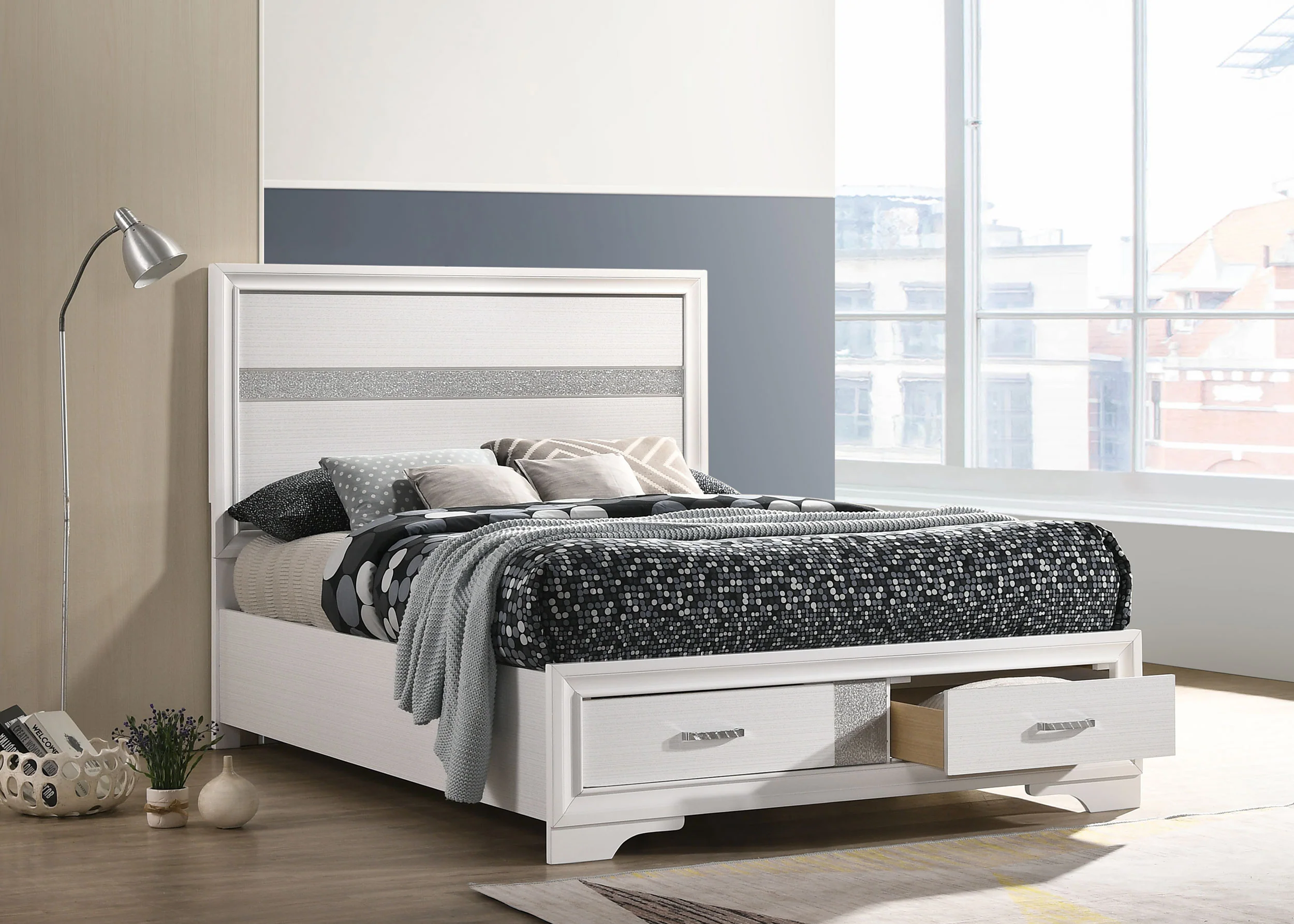 Miranda Panel Platform Storage Bed - Image 29