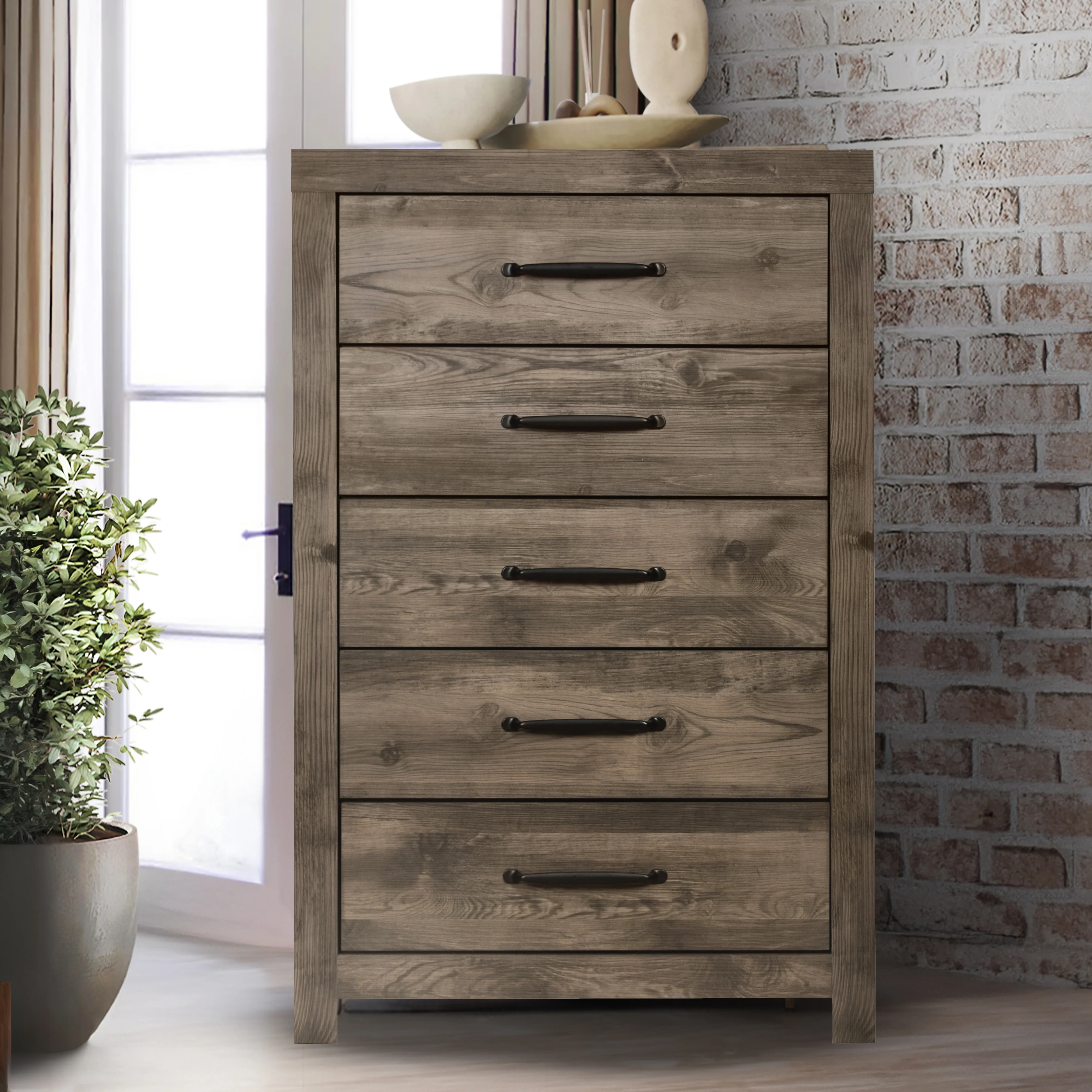 Misty Lodge Chest- Greige - Image 7