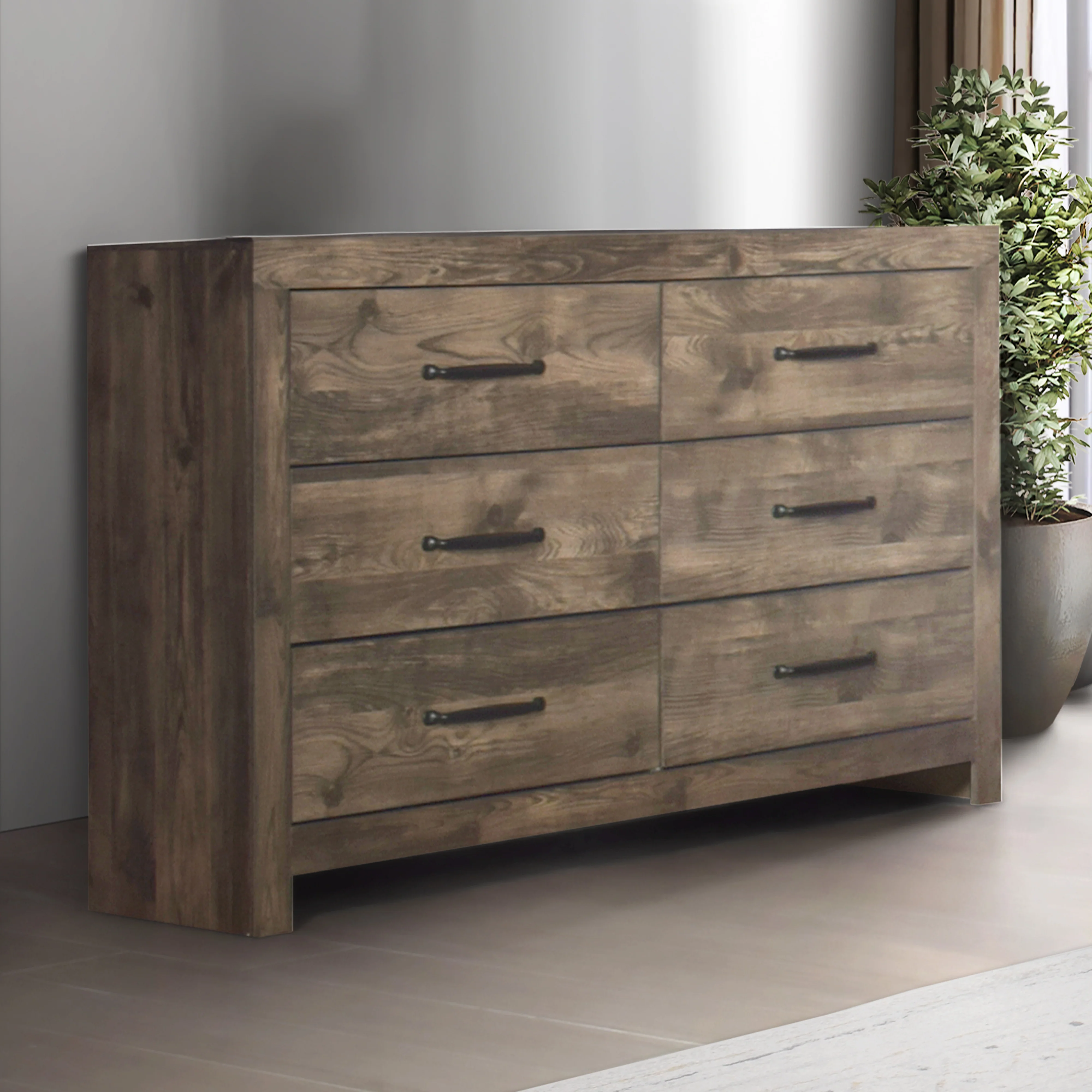Misty Lodge Dresser- Greige - Image 6