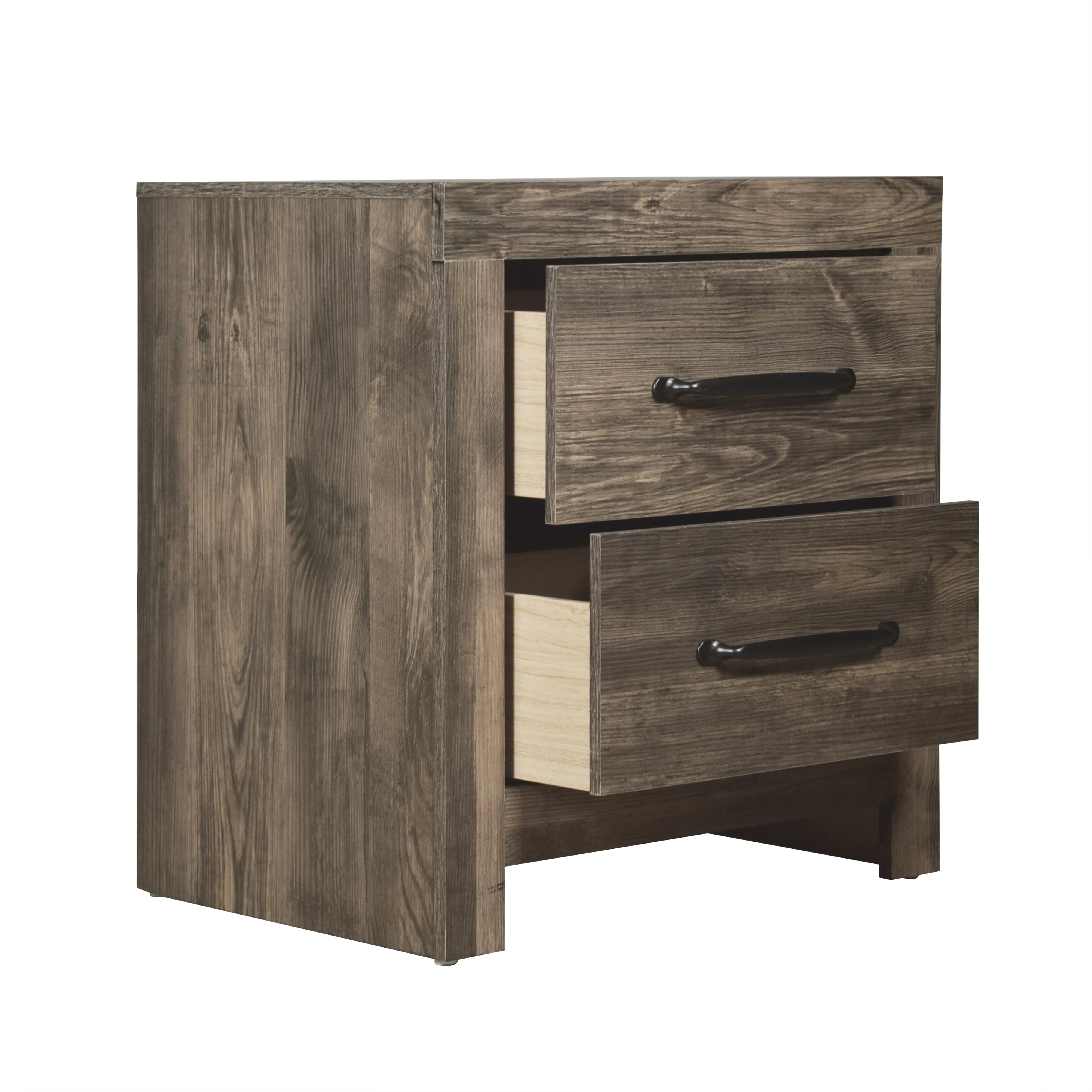 Misty Lodge Nightstand- Greige - Image 4