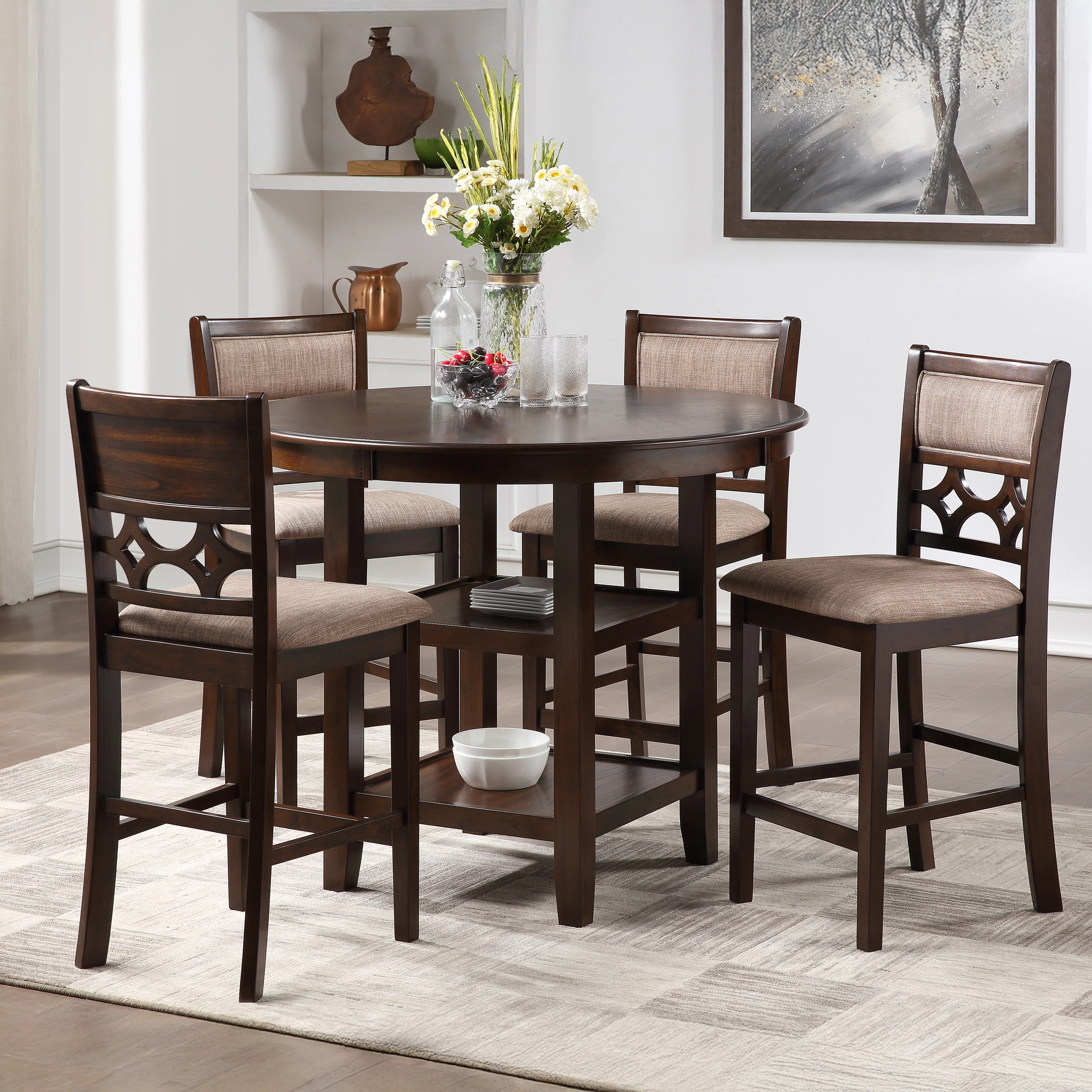 Mitchell 5 Pc Counter Set-Cherry - Image 9