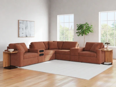 Modmax Balanced Sectional with Audio and Storage Consoles - Image 63