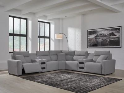 Modmax II Power Reclining Sectional with Audio Consoles - Image 2