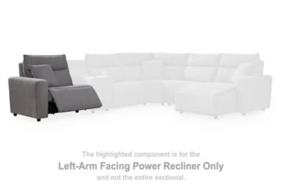 Modmax Reclining Sectional with Audio Consoles - Image 7