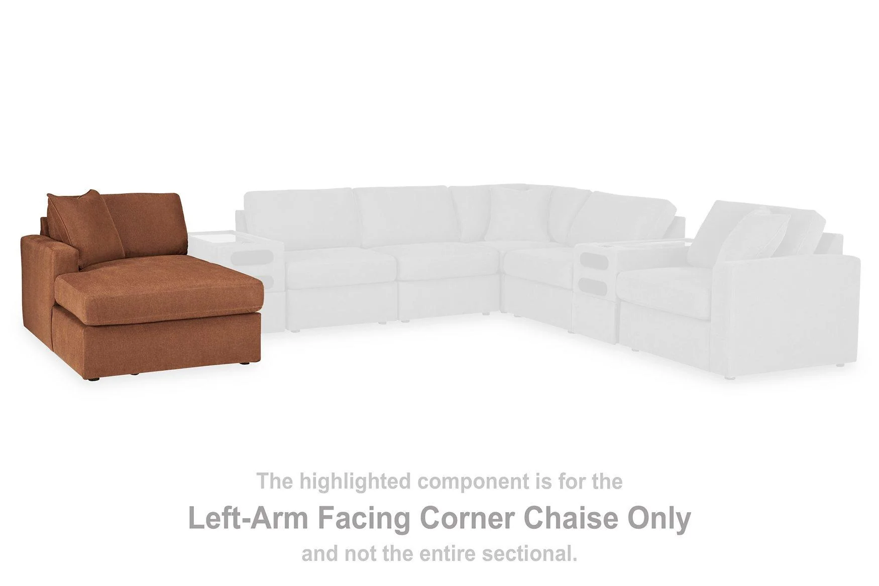 Modmax Sectional with Audio System and Chaise - Image 23
