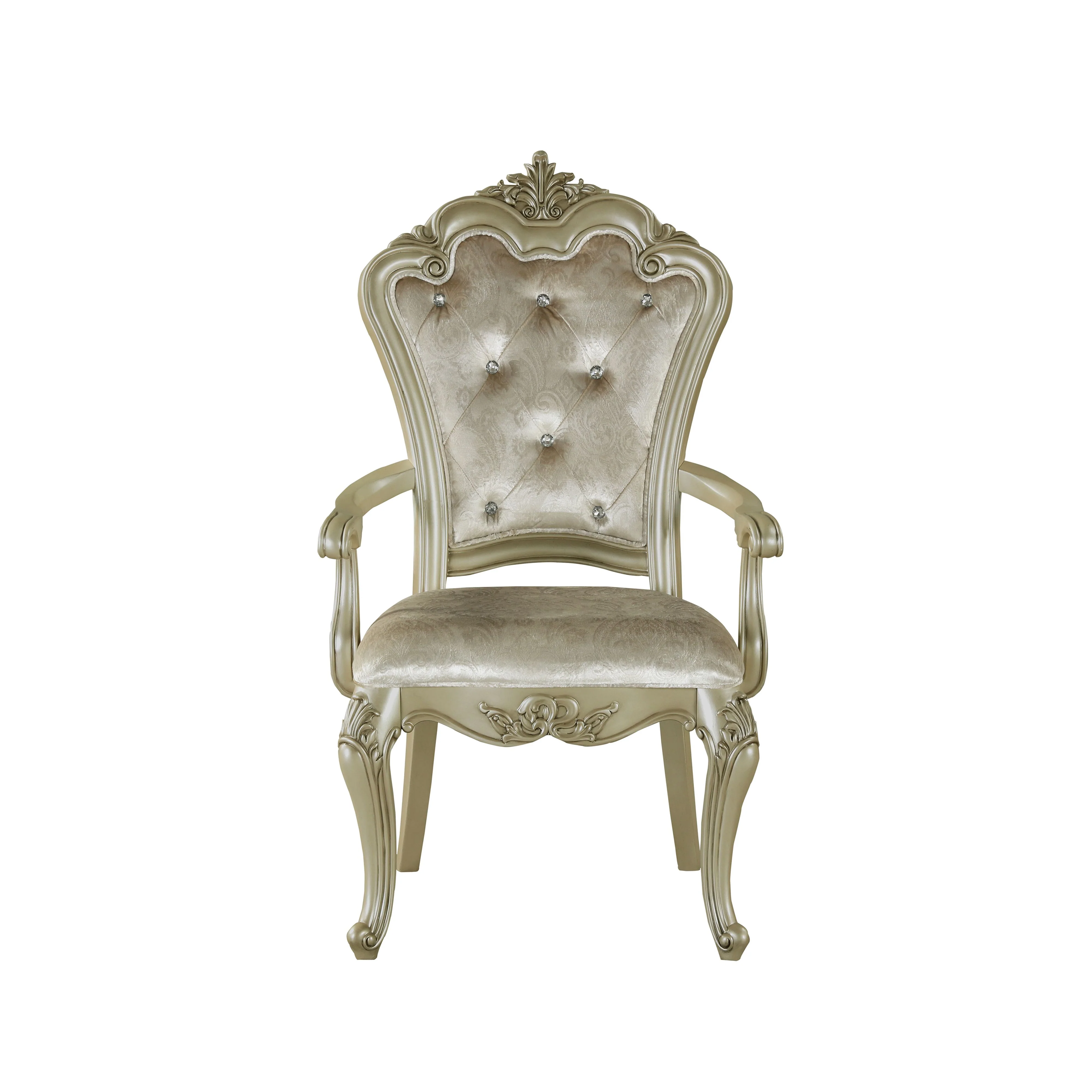 Monique Arm Chair (2/Ctn)-Champagne - Image 2