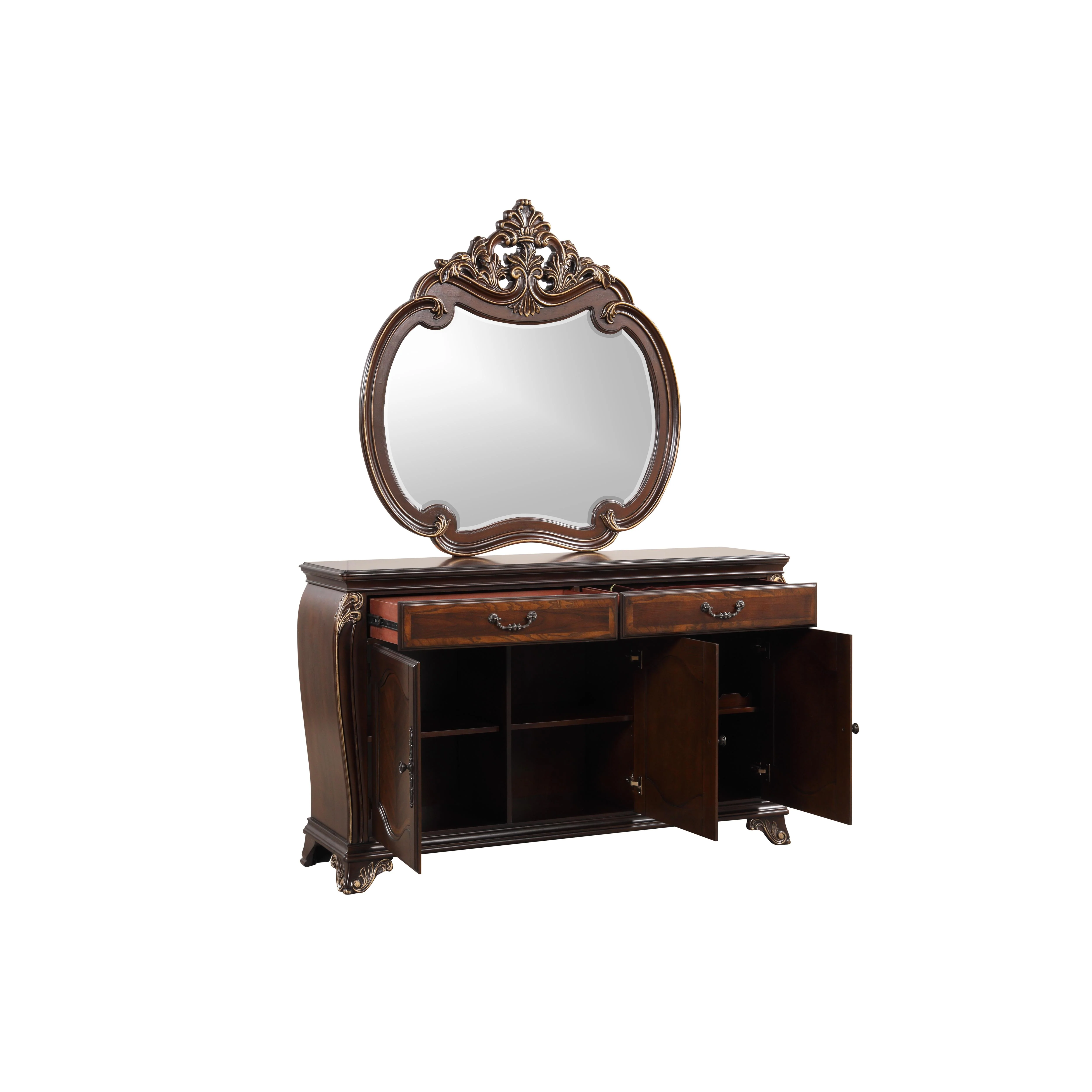 MONTECITO BUFFET MIRROR-CHERRY - Image 4