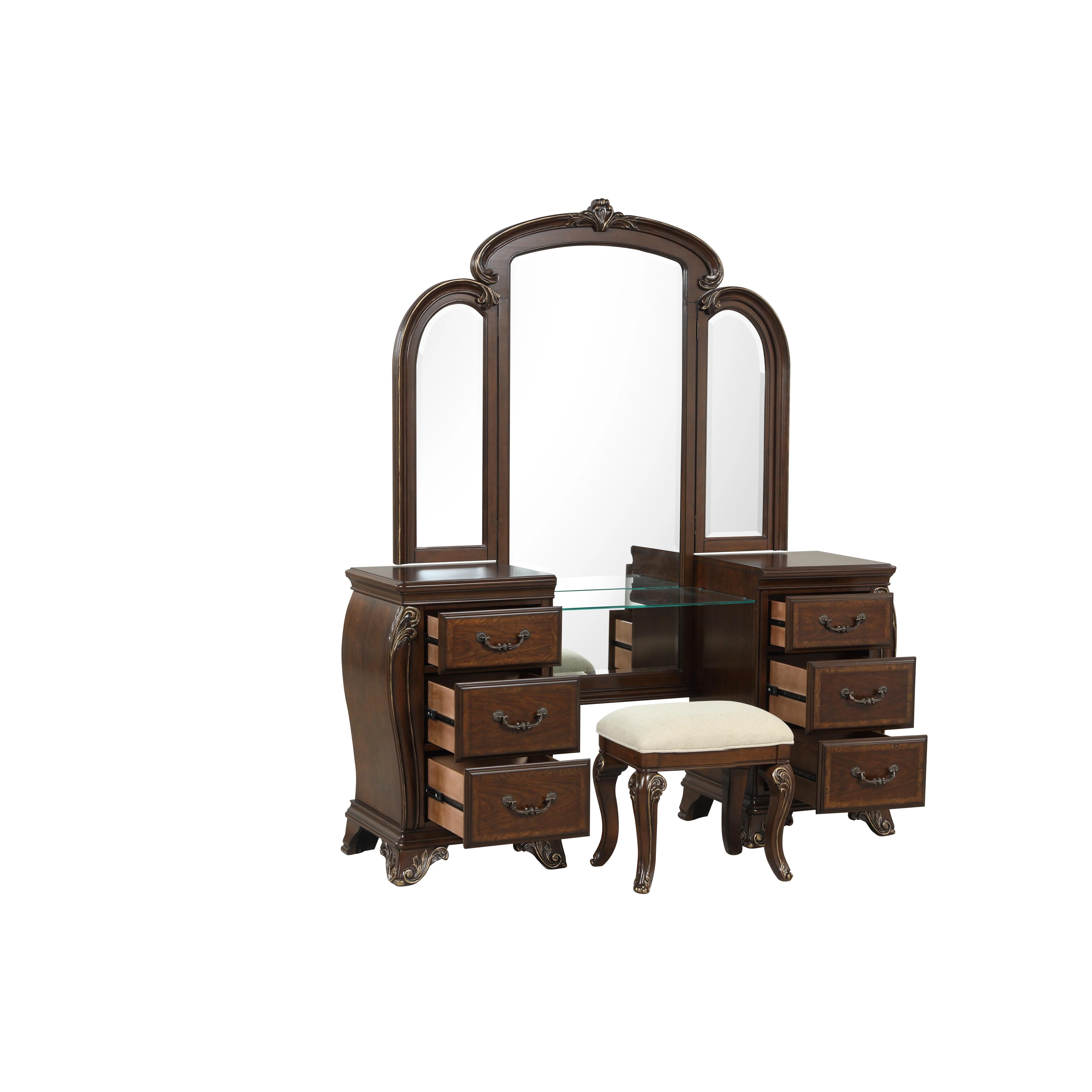 MONTECITO VANITY TABLE - CHERRY - Image 3