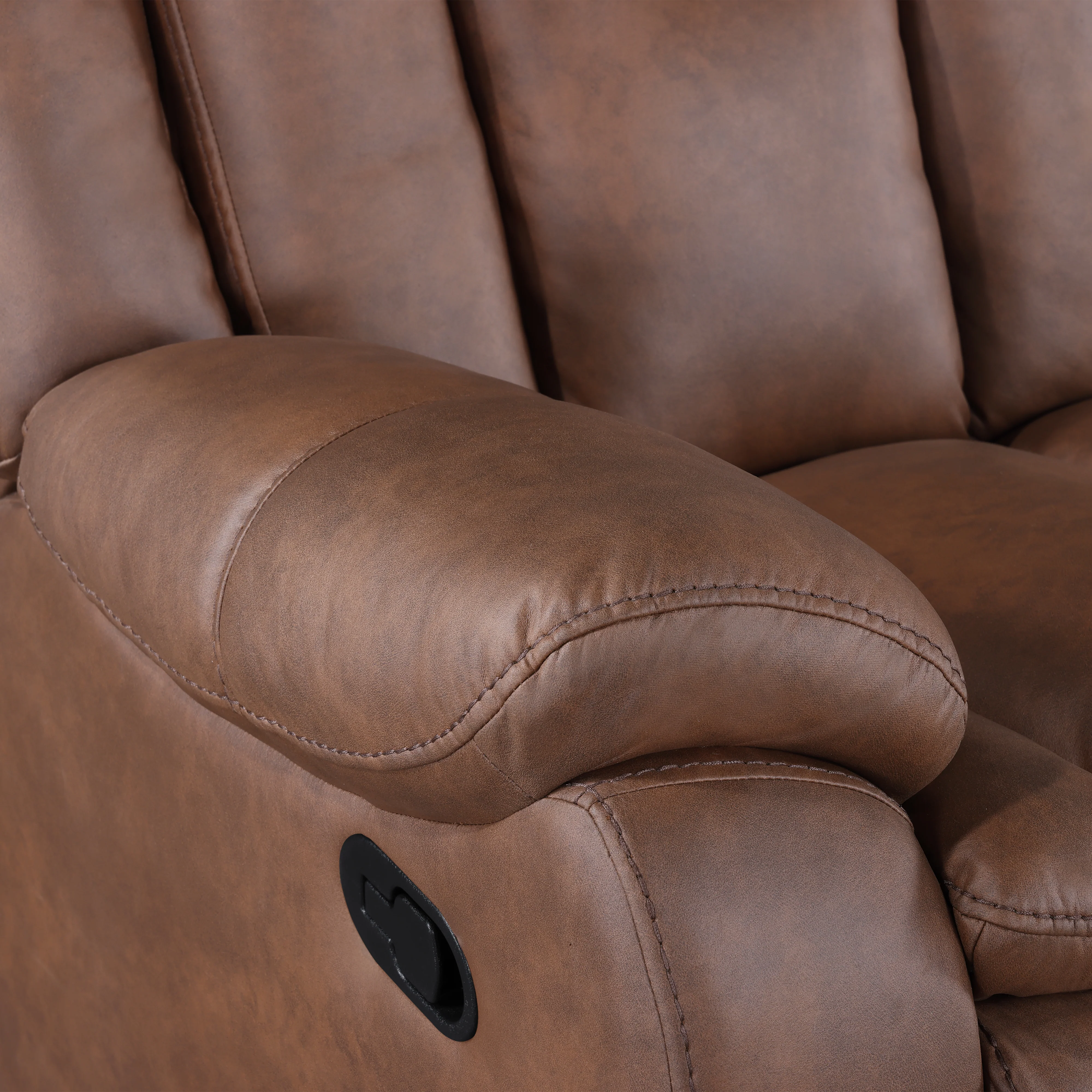 Morello Glider Recliner- Brown - Image 6