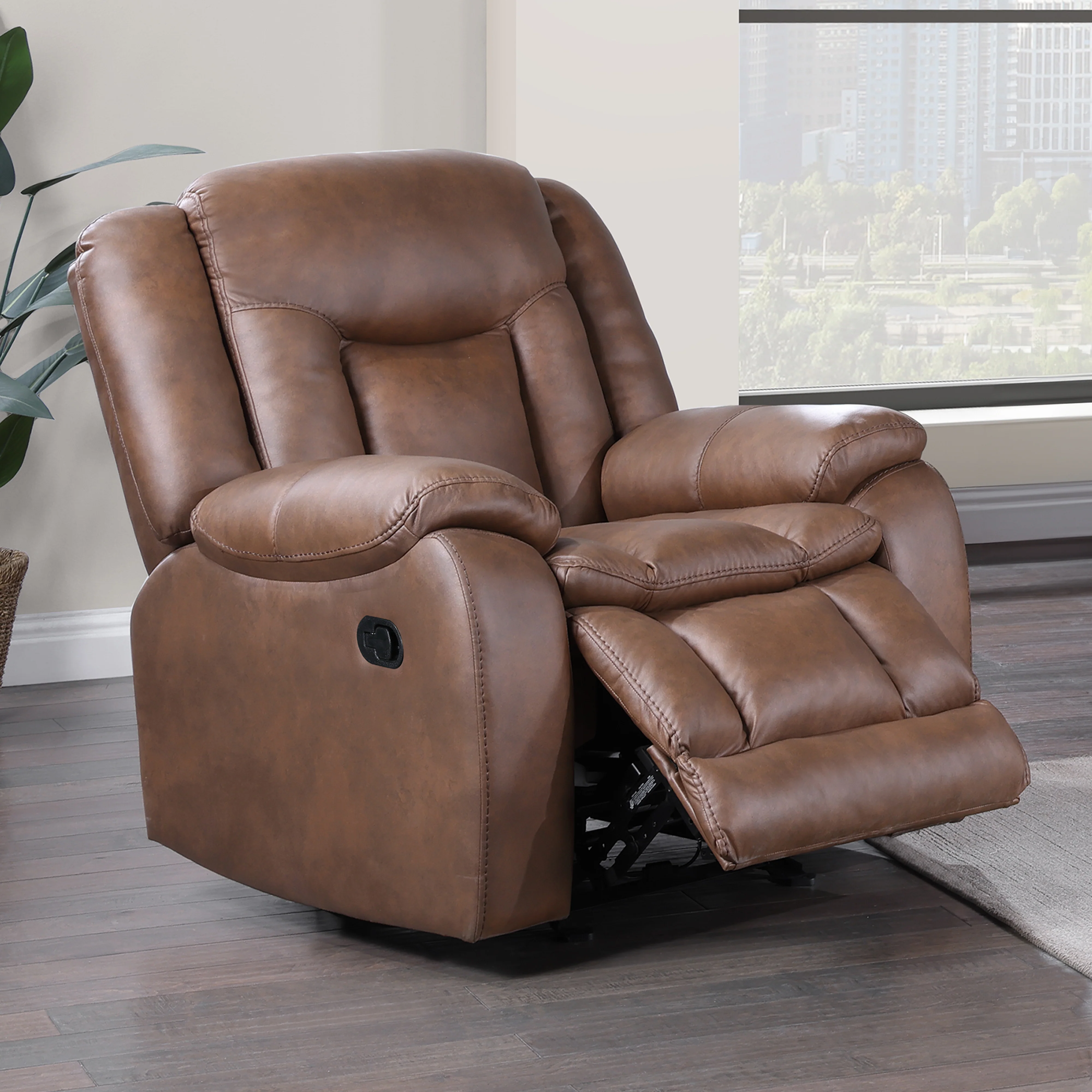 Morello Glider Recliner- Brown - Image 7