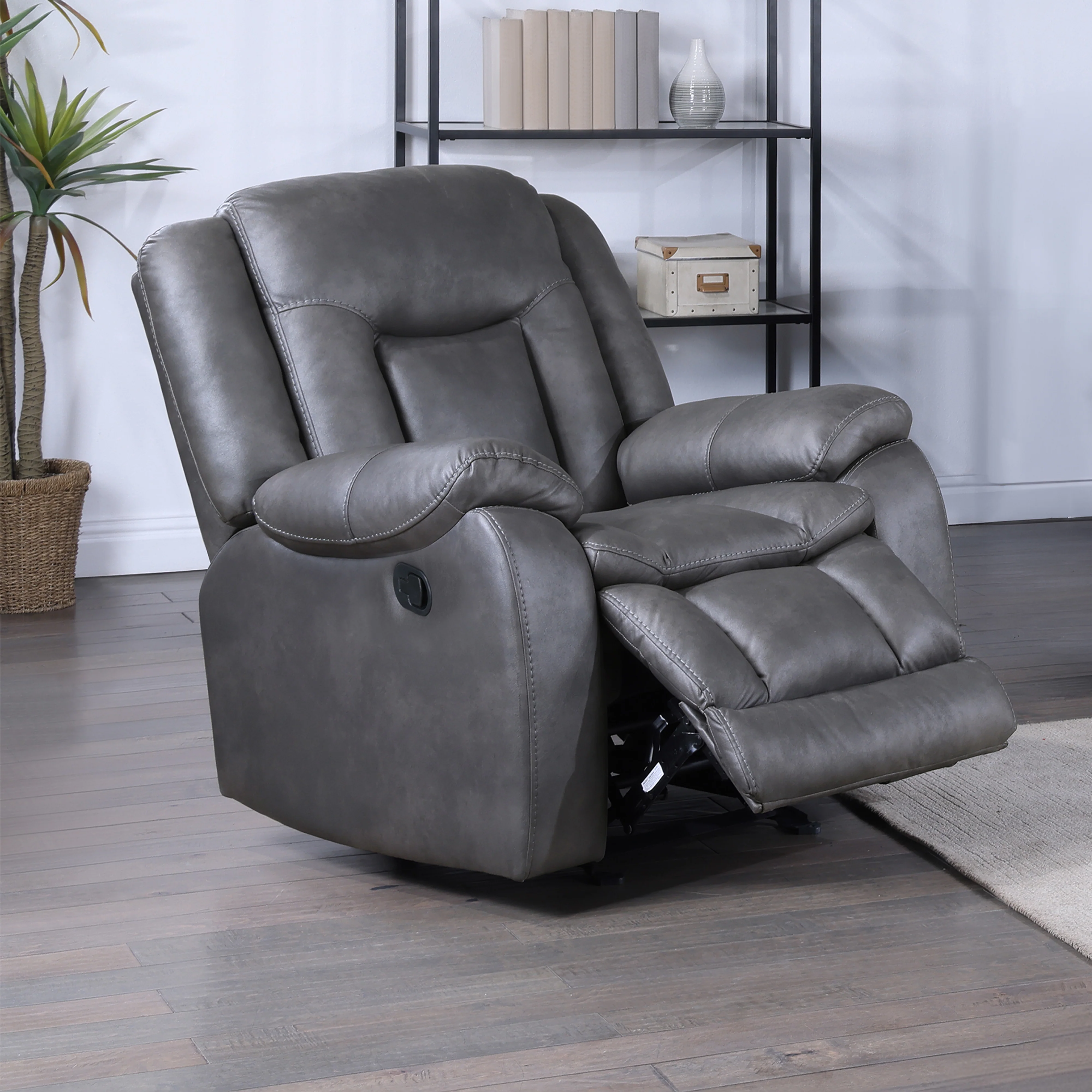 Morello Glider Recliner- Gray - Image 7