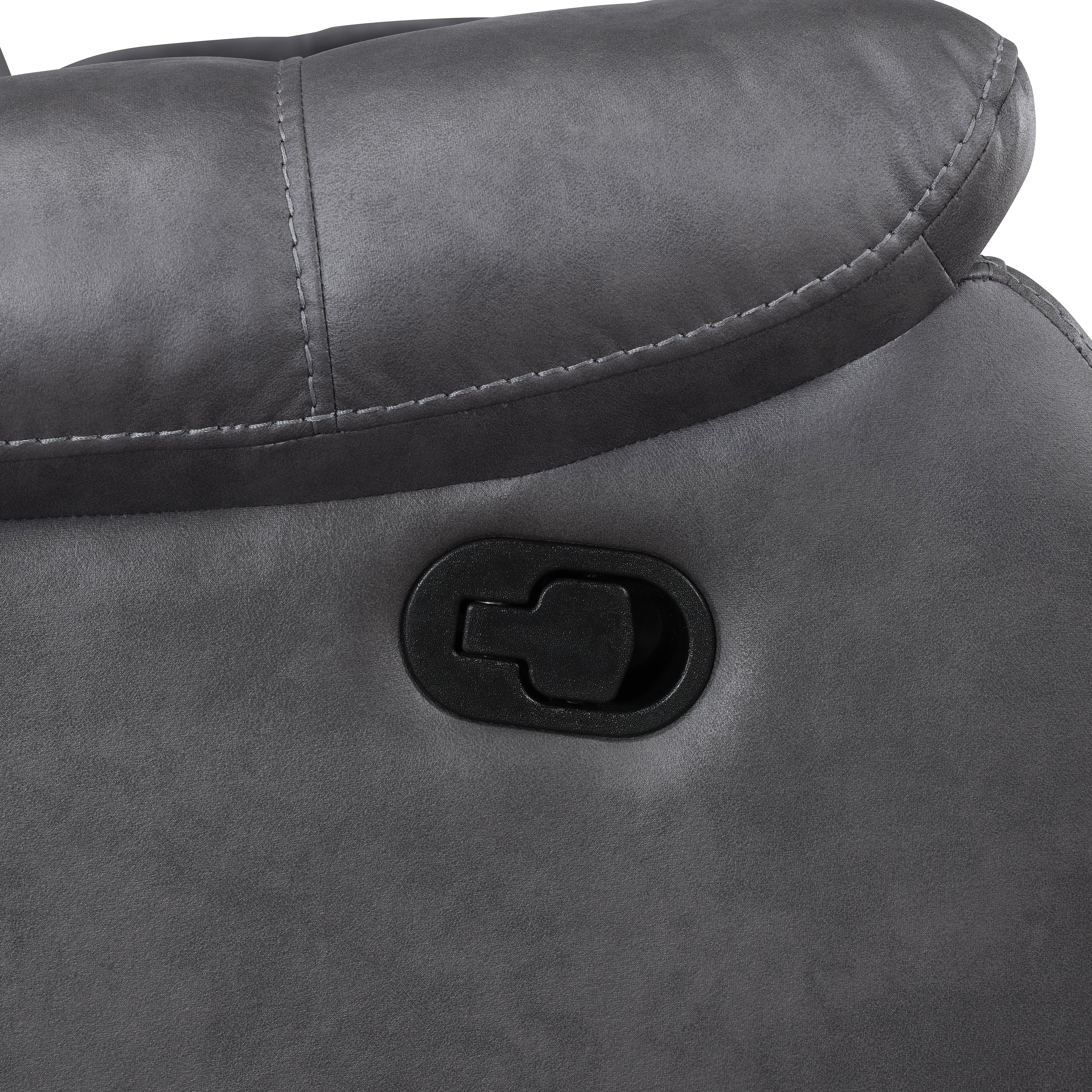Morello Sofa W/Dual Recliner- Gray - Image 5