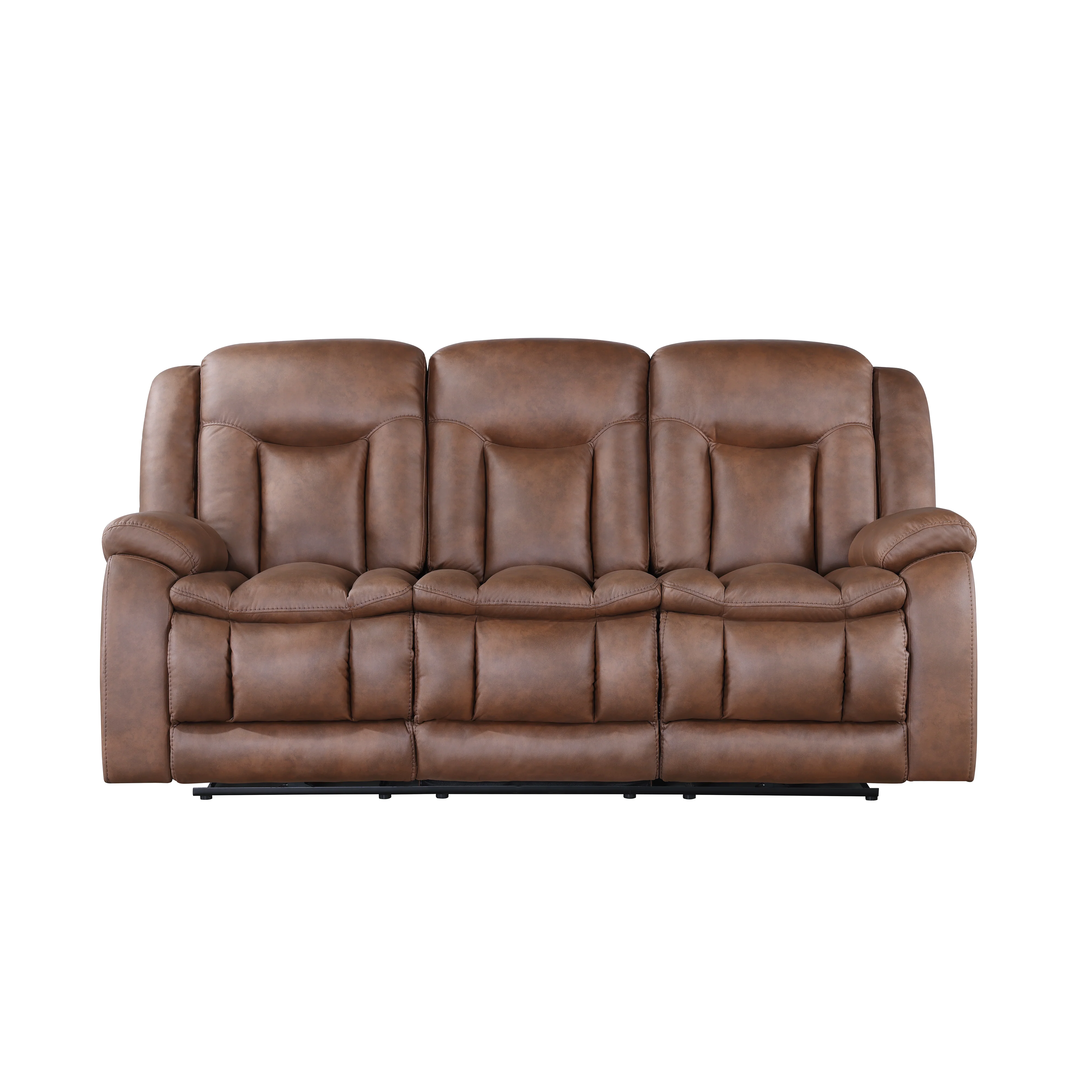 Morello Sofa W/Pwr Fr- Brown - Image 2