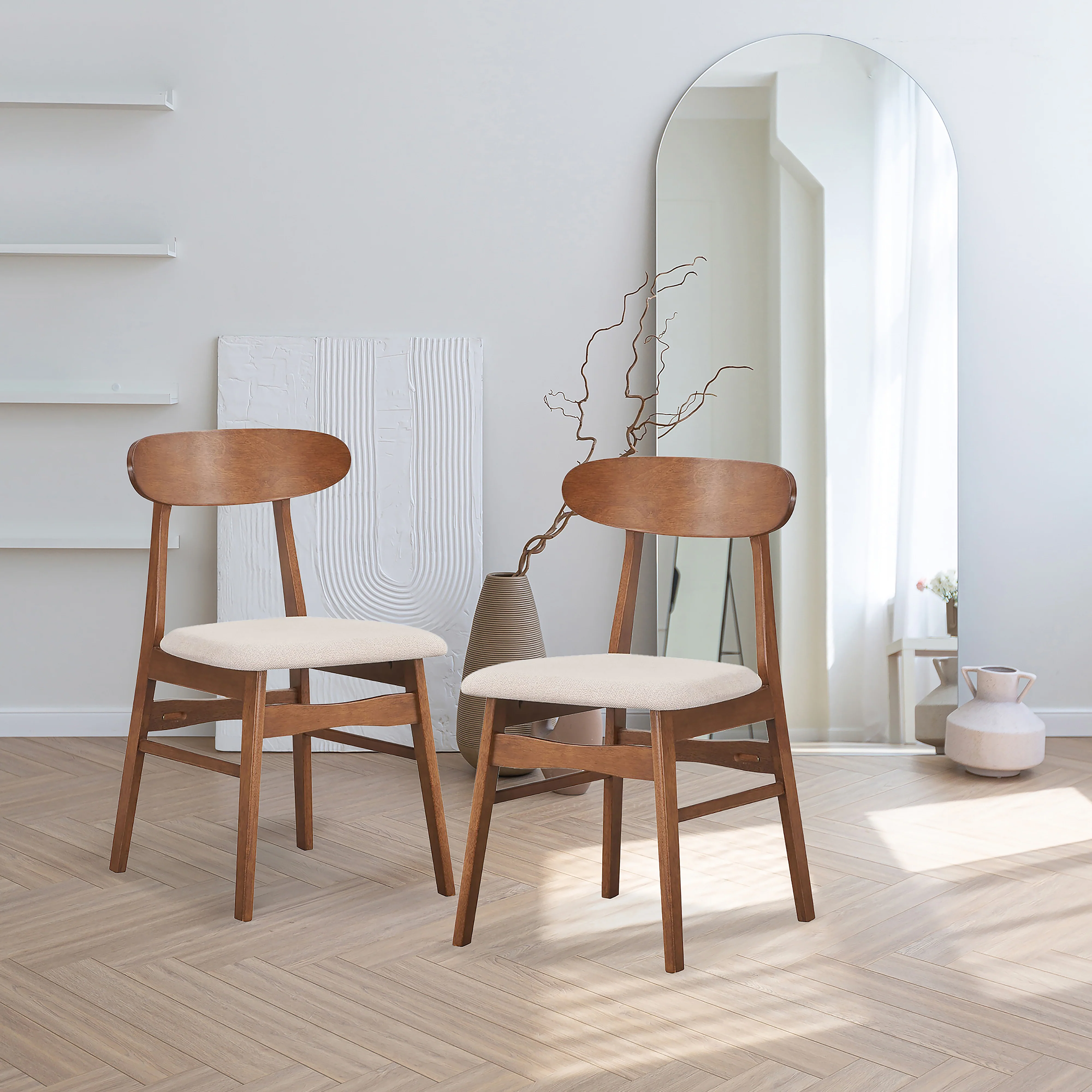 Morocco Dining Chair W/Natural Seat Cushion (2 Per Carton) - Image 7