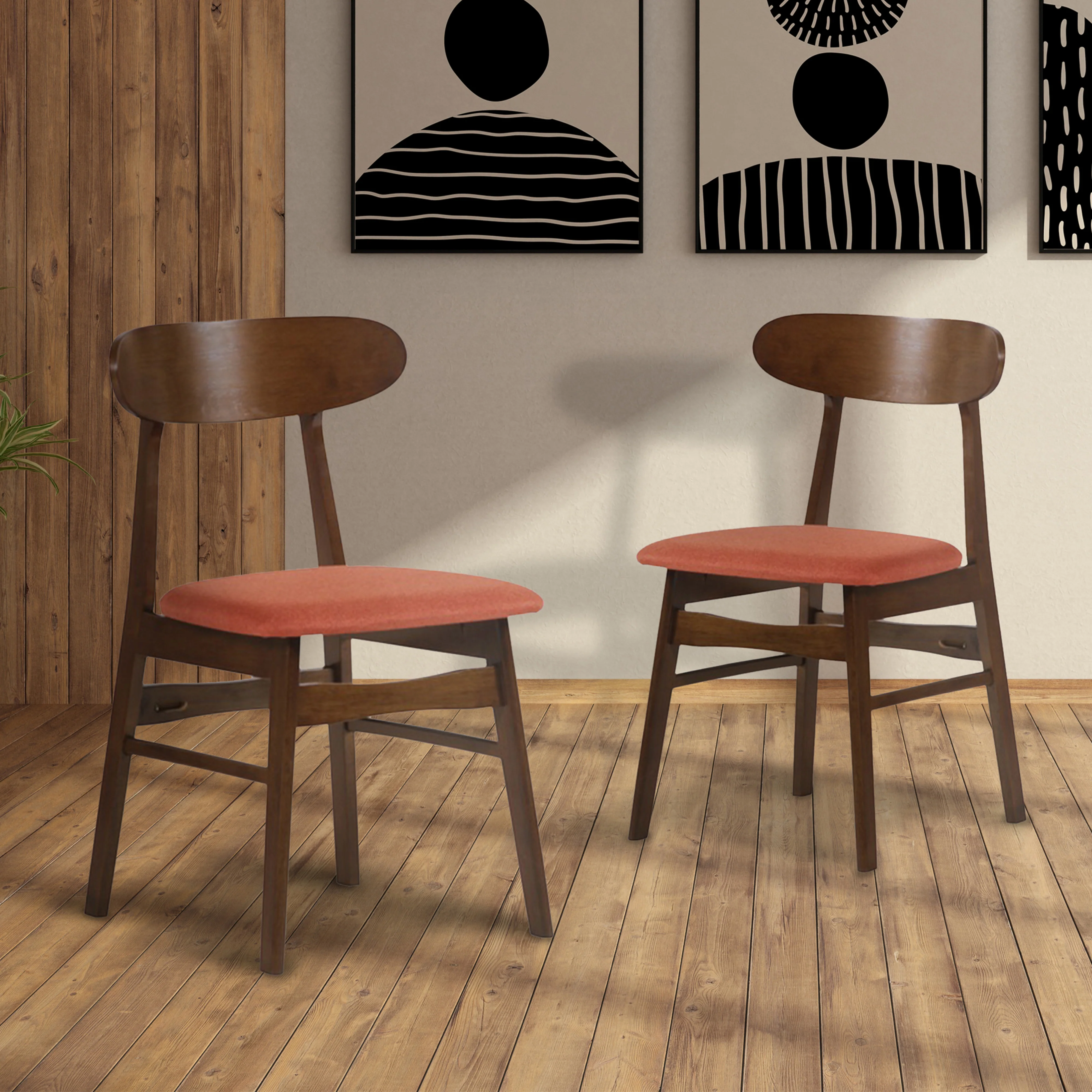 Morocco Dining Chair W/Orange Seat Cushion (2 Per Carton) - Image 8