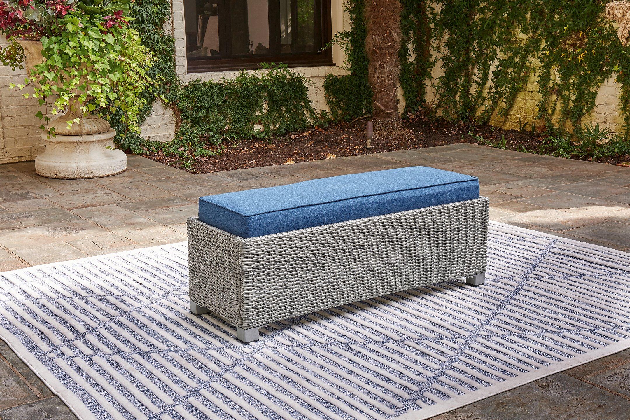Naples Beach Outdoor Bench with Cushion - Image 2